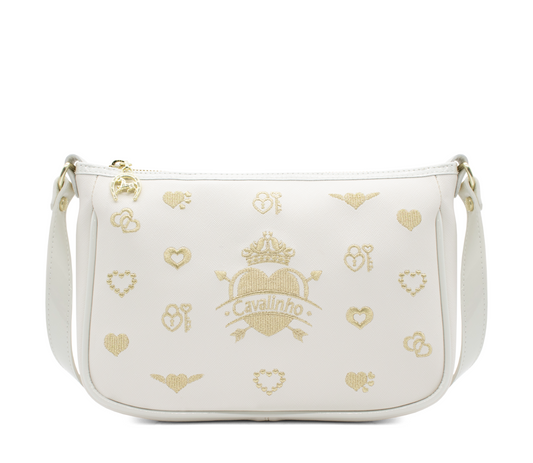 Cavalinho Golden Love Shoulder Bag - White - 18240435.06_1