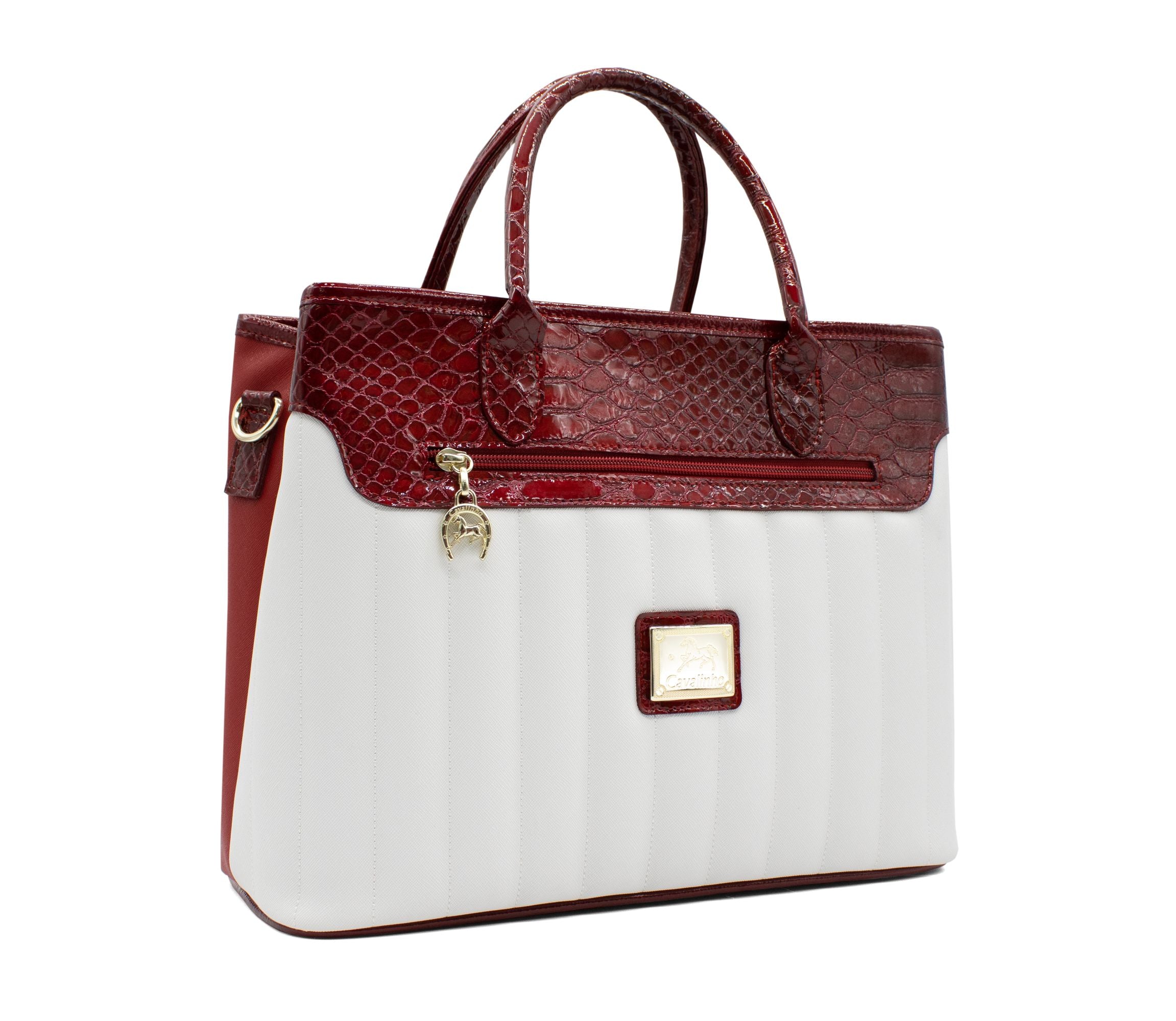 Cavalinho Grace Handbag SKU 18250469.04 #color_DarkRed / White