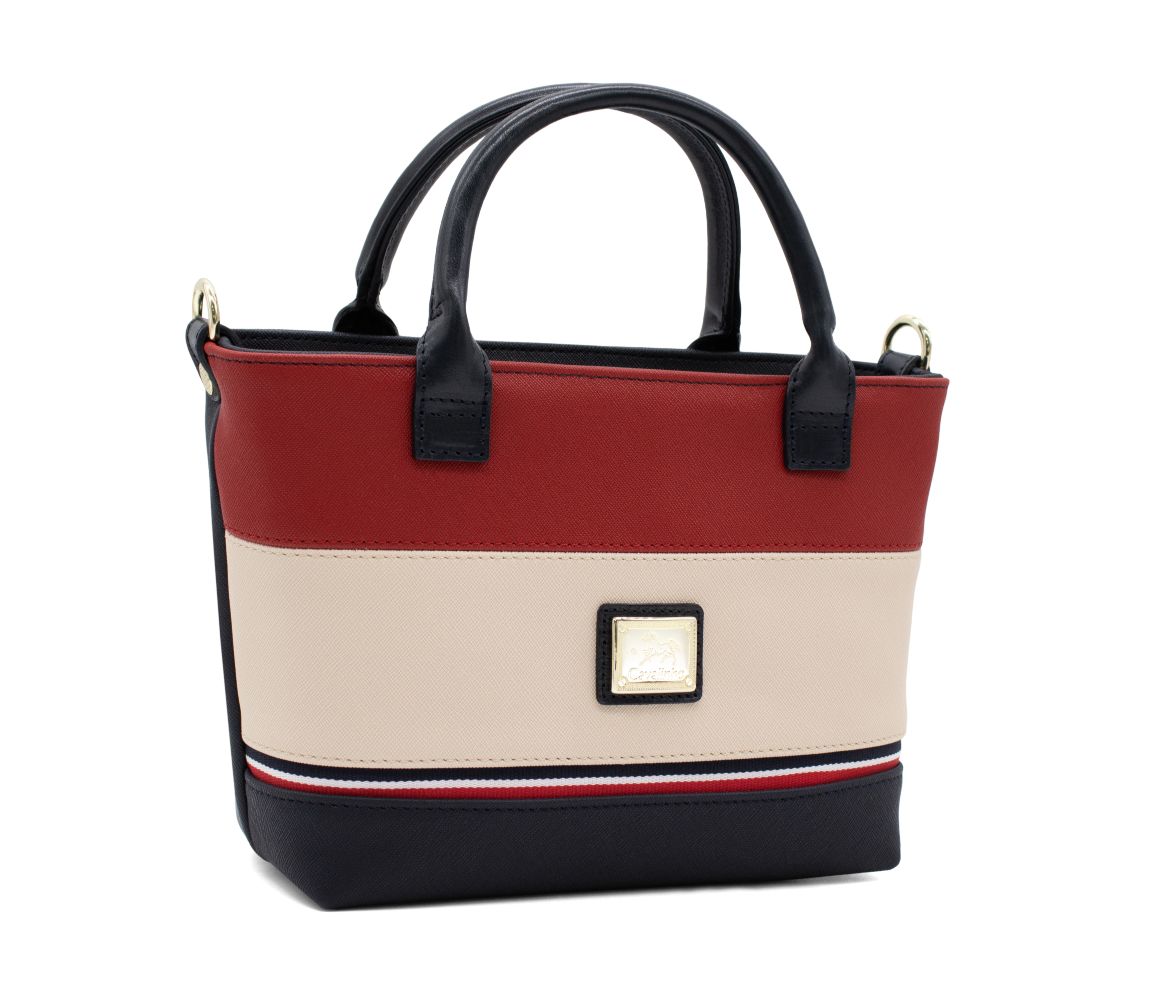 Cavalinho Unique Mini Handbag - Navy / Beige / Red - 18260243.22_2