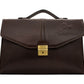 Cavalinho Leather Briefcase with Lock & Key - Brown - 18320172.02_P01