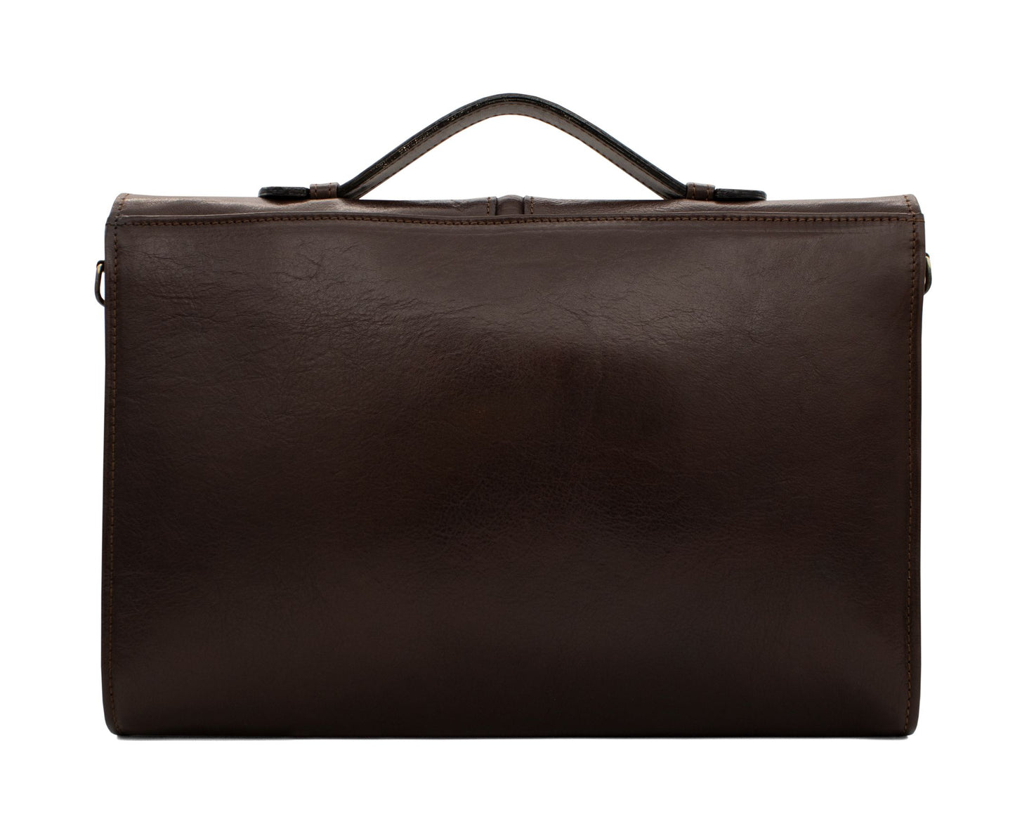 Cavalinho Leather Briefcase with Lock & Key - Brown - 18320172.02_P03