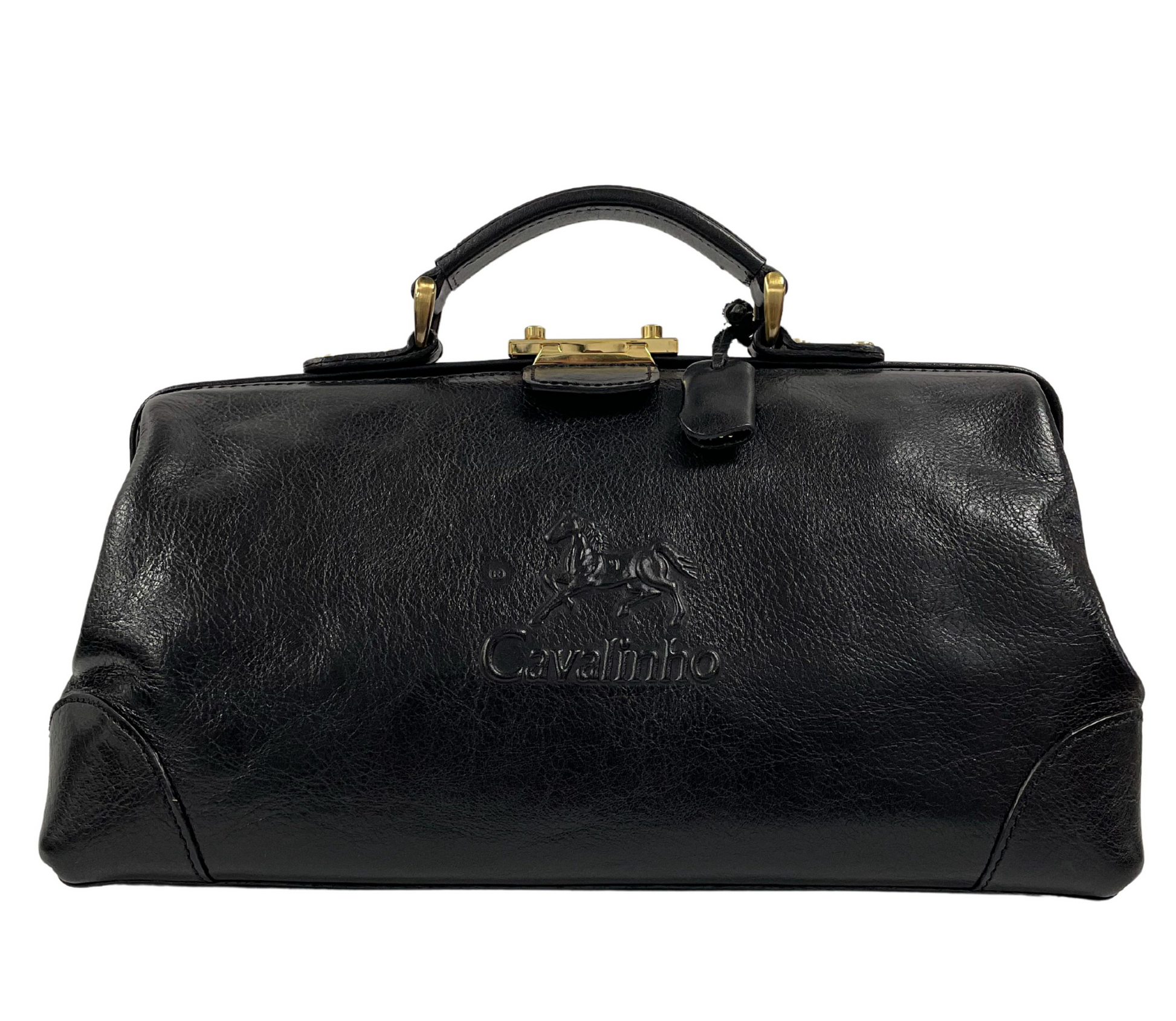 Cavalinho Doctor Duffle Leather Bag - Black - 18320317.01_P01