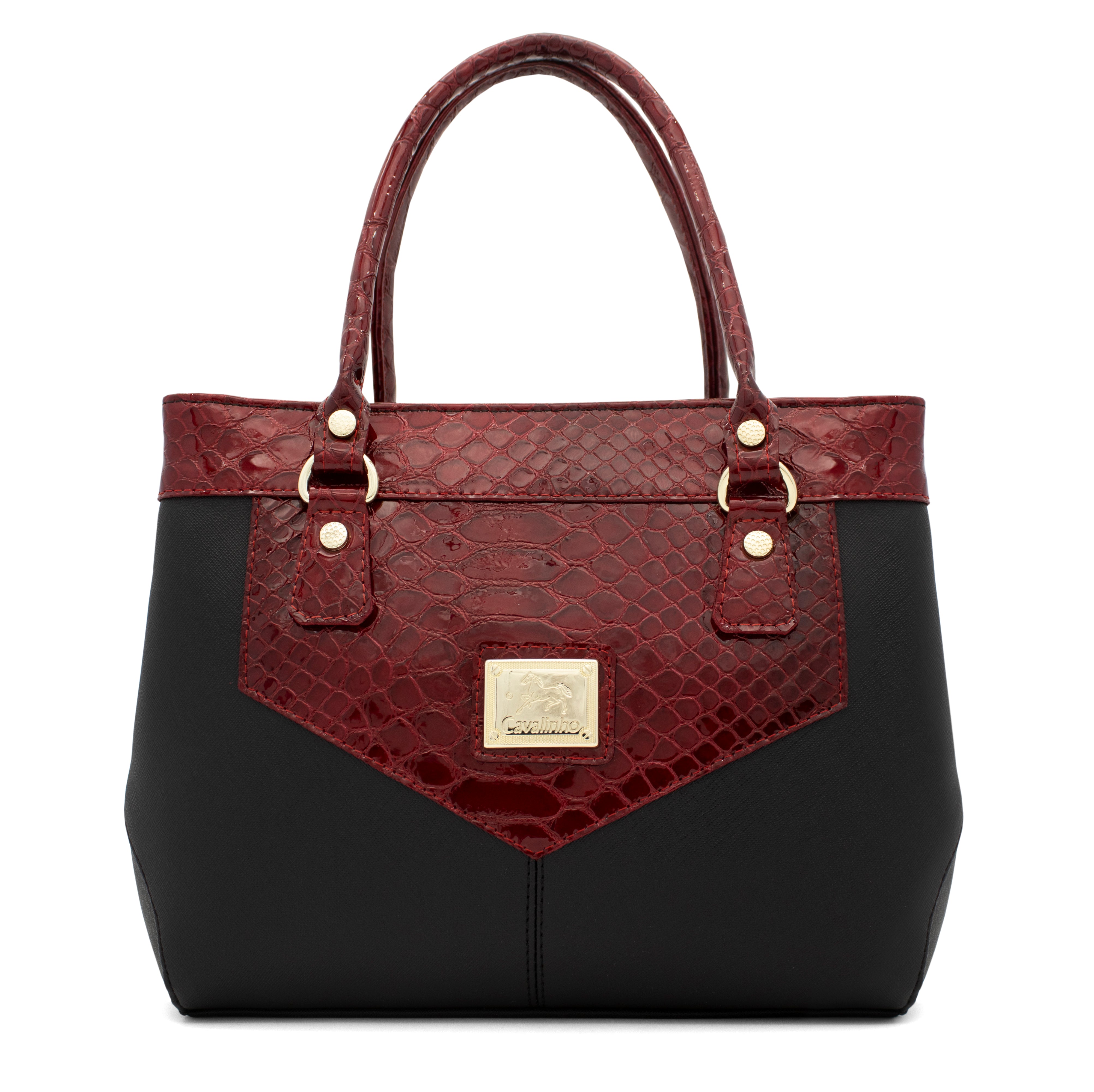 Cavalinho Cherry Blossom Handbag SKU 18810129.23 #color_black / red