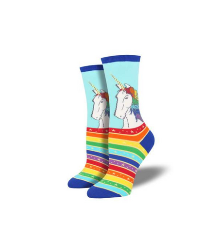 Socksmith Rainbow Hair Don't Care Socks - Sky Blue - 23_0cd3349a-4a3a-4a09-b1ac-e5cf0fb1ccb6
