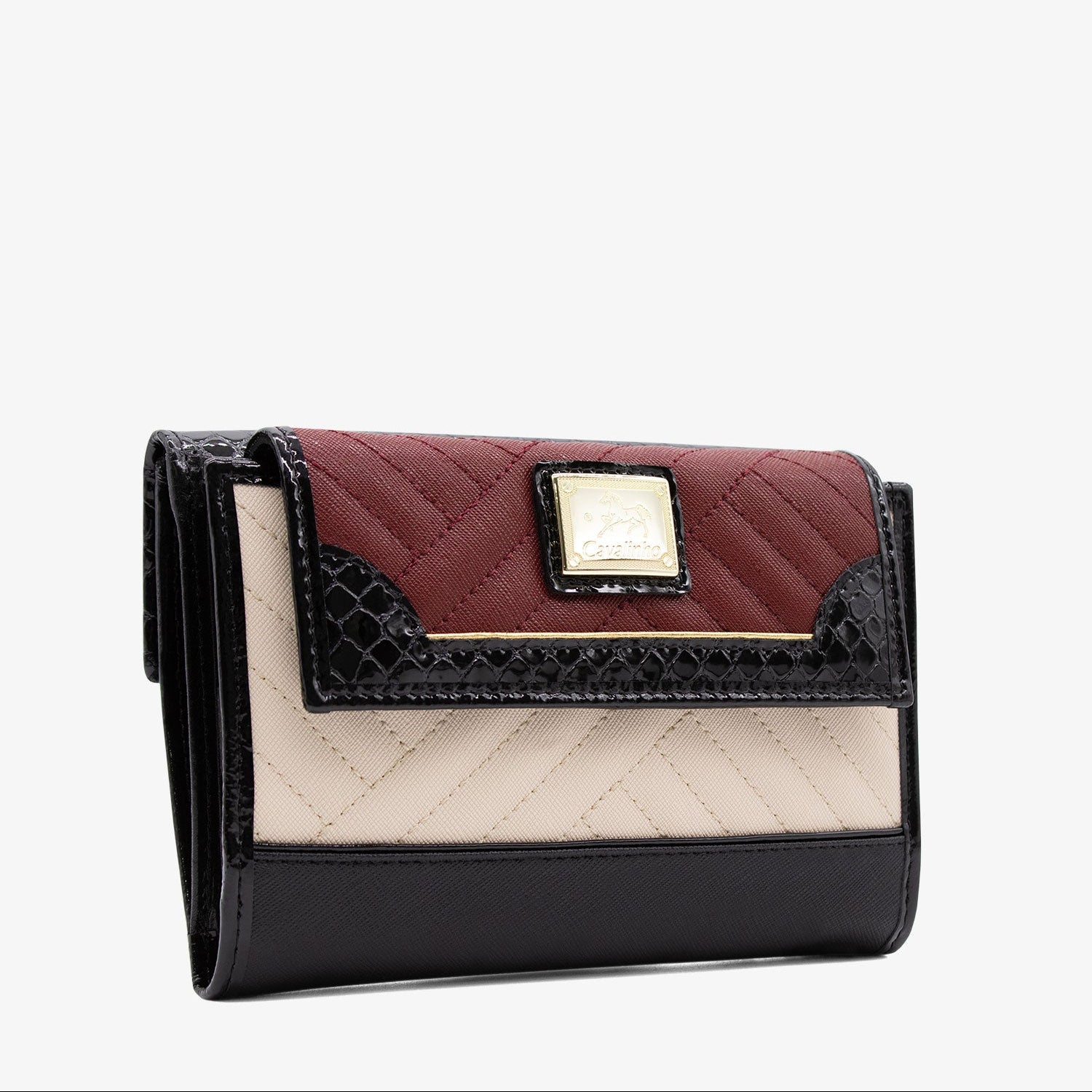 Cavalinho Ciao Bella Wallet for Women SKU 28060205.21 #color_Maroon Multi-Color