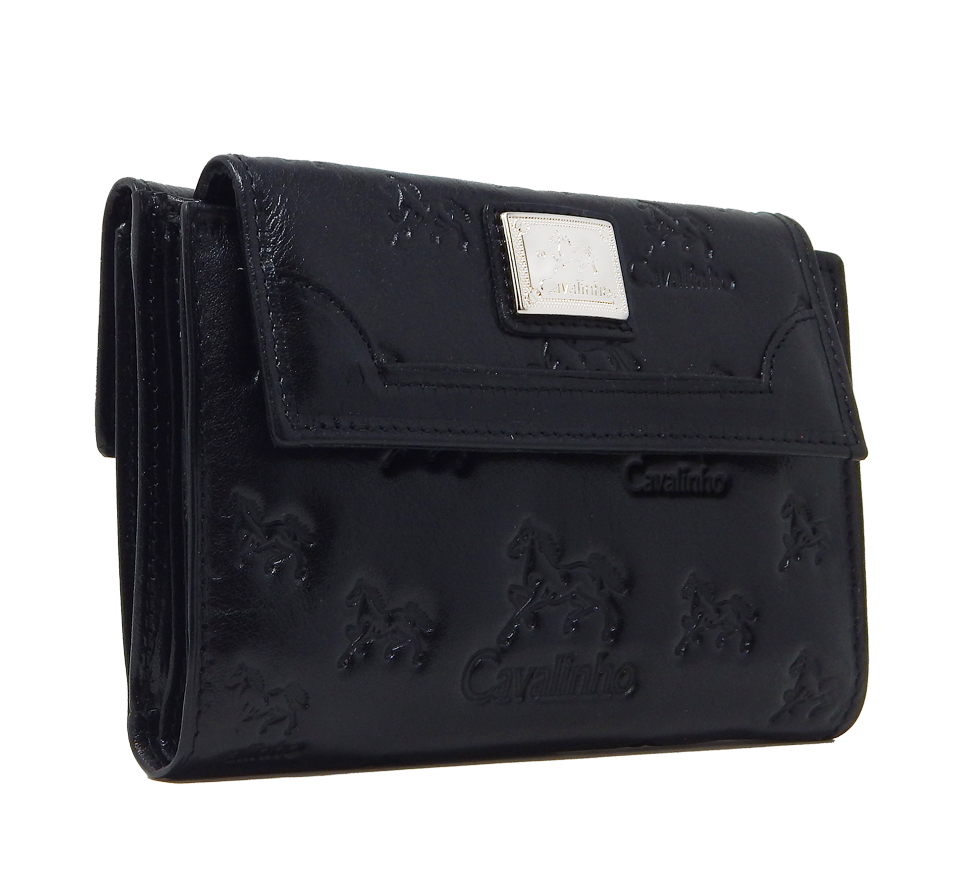 Cavalinho Cavalo Lusitano Leather Wallet - Black - 28090205.01_2