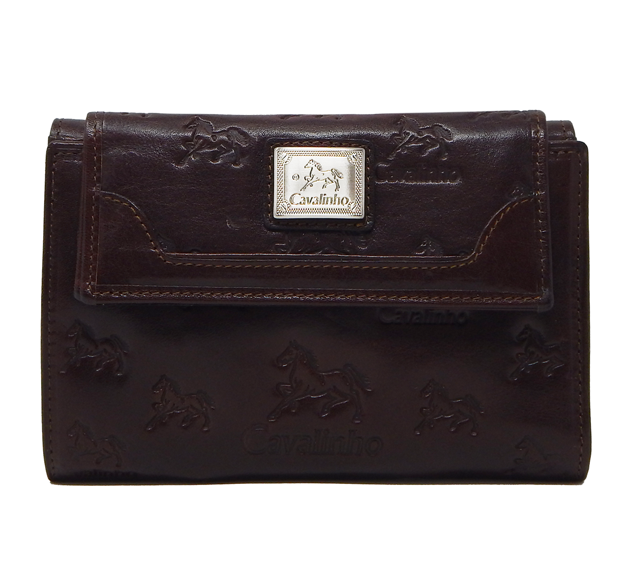 #color_ Brown | Cavalinho Cavalo Lusitano Leather Wallet - Brown - 28090205.02_1