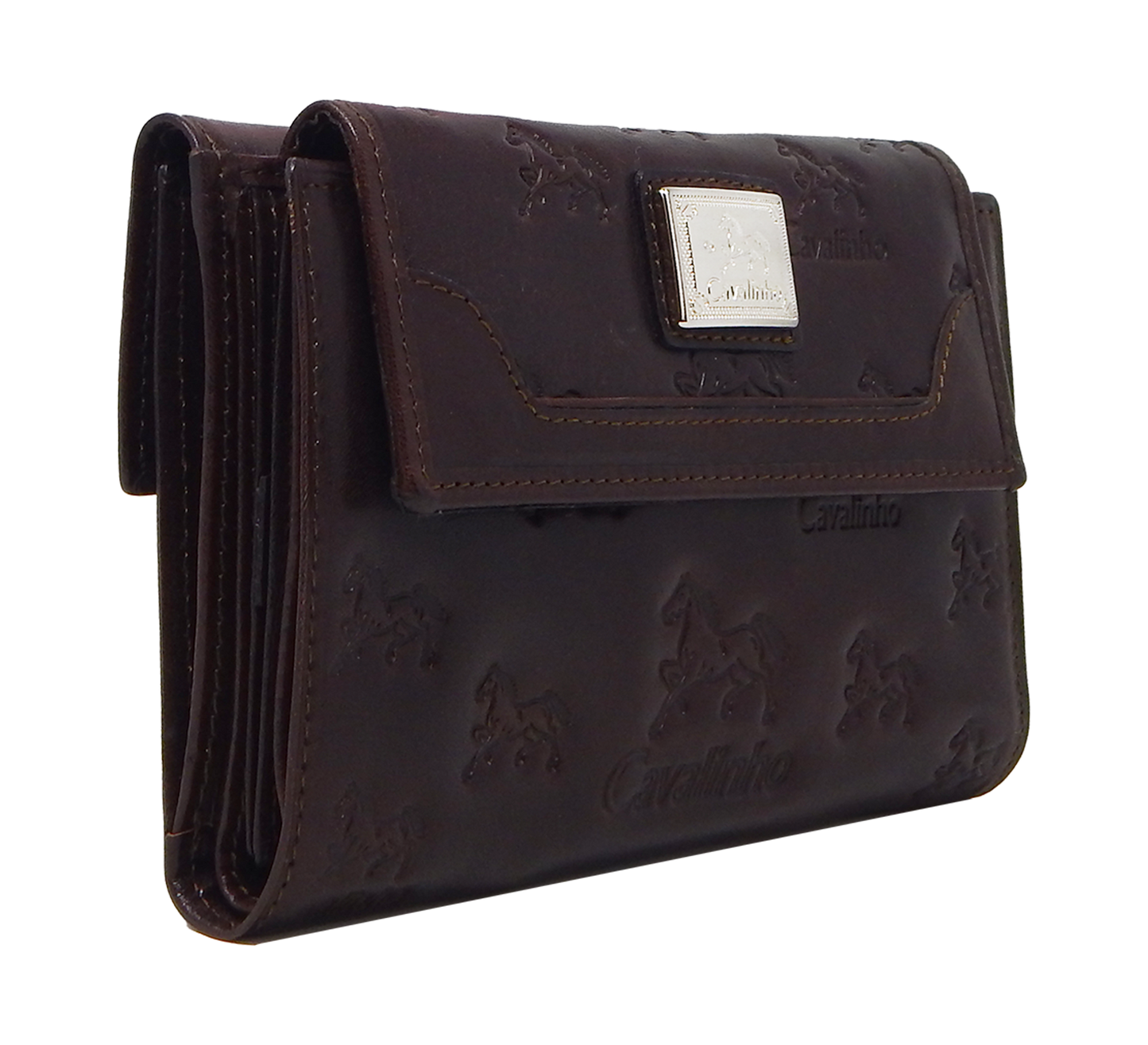 Cavalinho Cavalo Lusitano Leather Wallet - Brown - 28090205.02_2