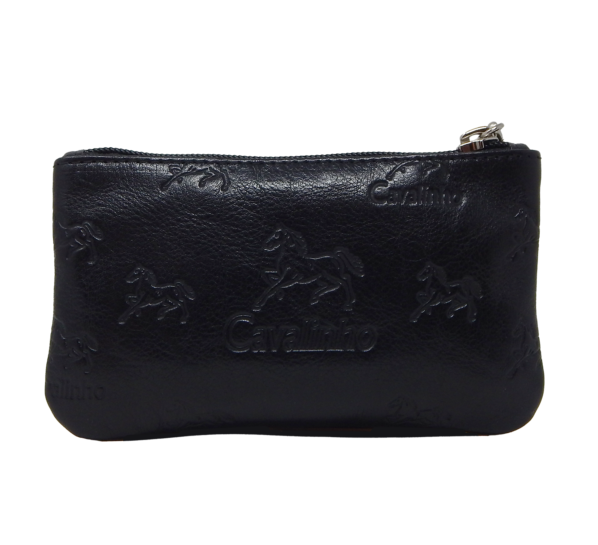 Cavalinho Cavalo Lusitano Leather Cosmetic Case - Black - 28090254.01_01