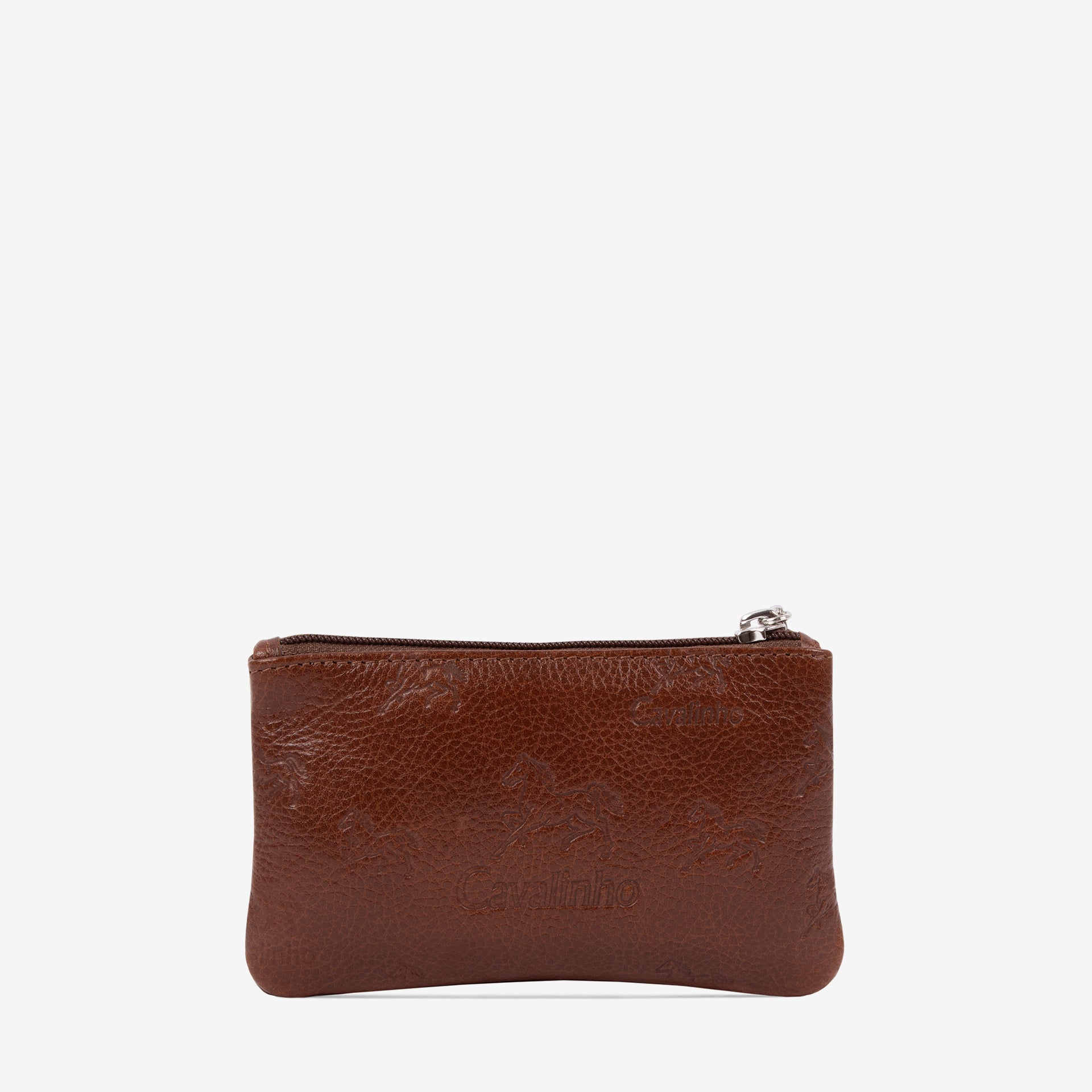 Cavalinho Cavalo Lusitano Camel Leather Cosmetic Case 28090254.13 #color_SaddleBrown