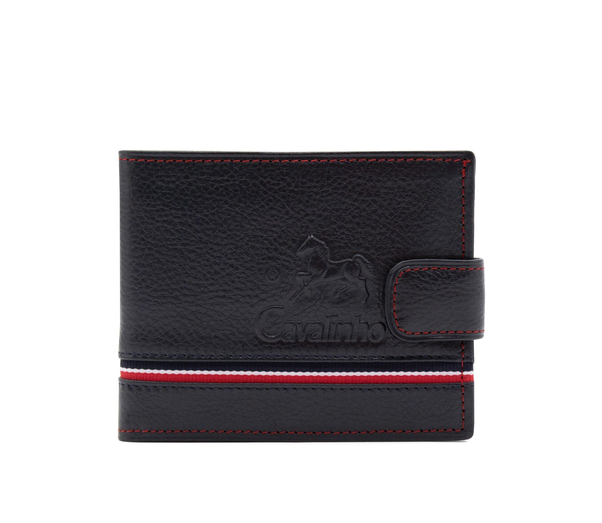 Cavalinho The Sailor Trifold Leather Wallet - Navy - 28150503.22_1