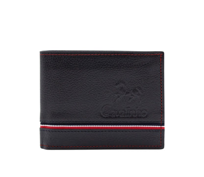 Cavalinho The Sailor Trifold Leather Wallet - Navy - 28150505.22_1