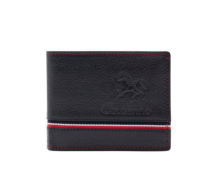 #color_ Navy | Cavalinho The Sailor Trifold Leather Wallet - Navy - 28150517.22_1
