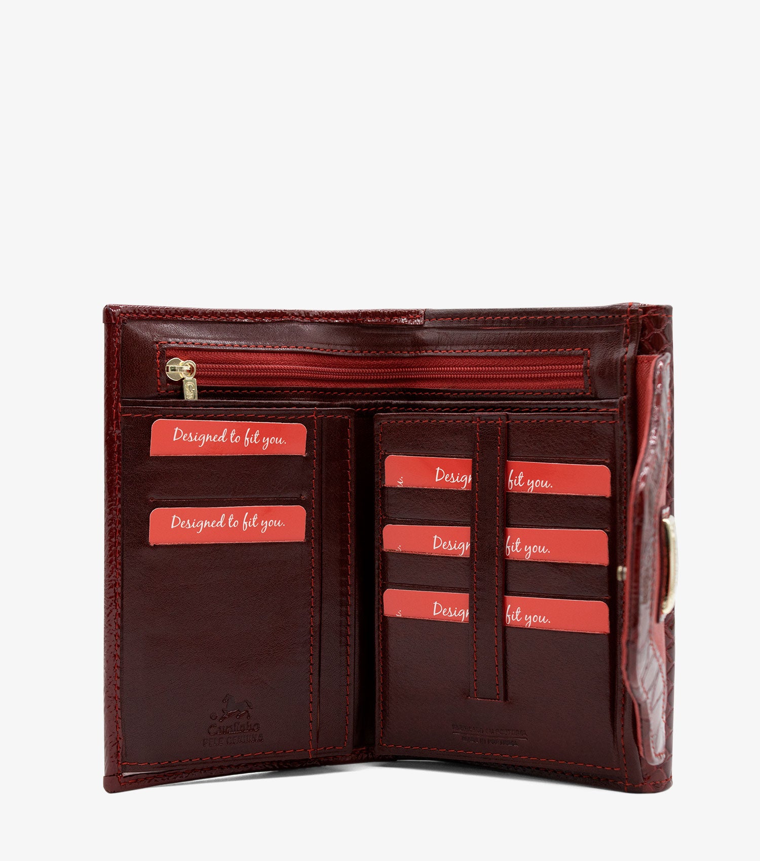 Cavalinho Grace Wallet SKU 28250202.04 #color_DarkRed / White