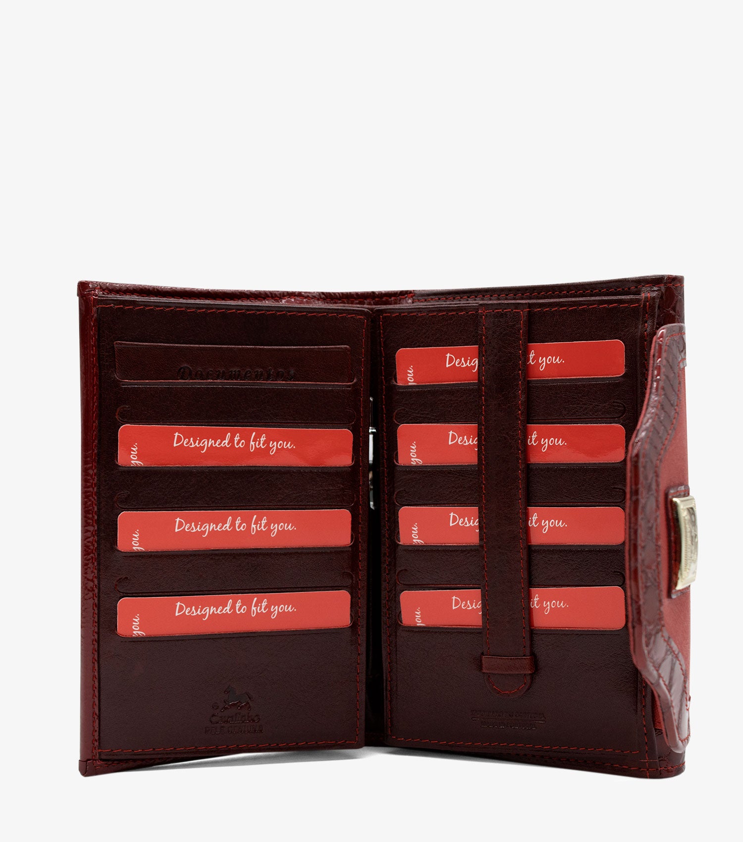 Cavalinho Grace Wallet SKU 28250204.04 #color_DarkRed / White