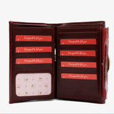 Cavalinho Grace Red White Wallet SKU 28250206.04 #color_DarkRed / White