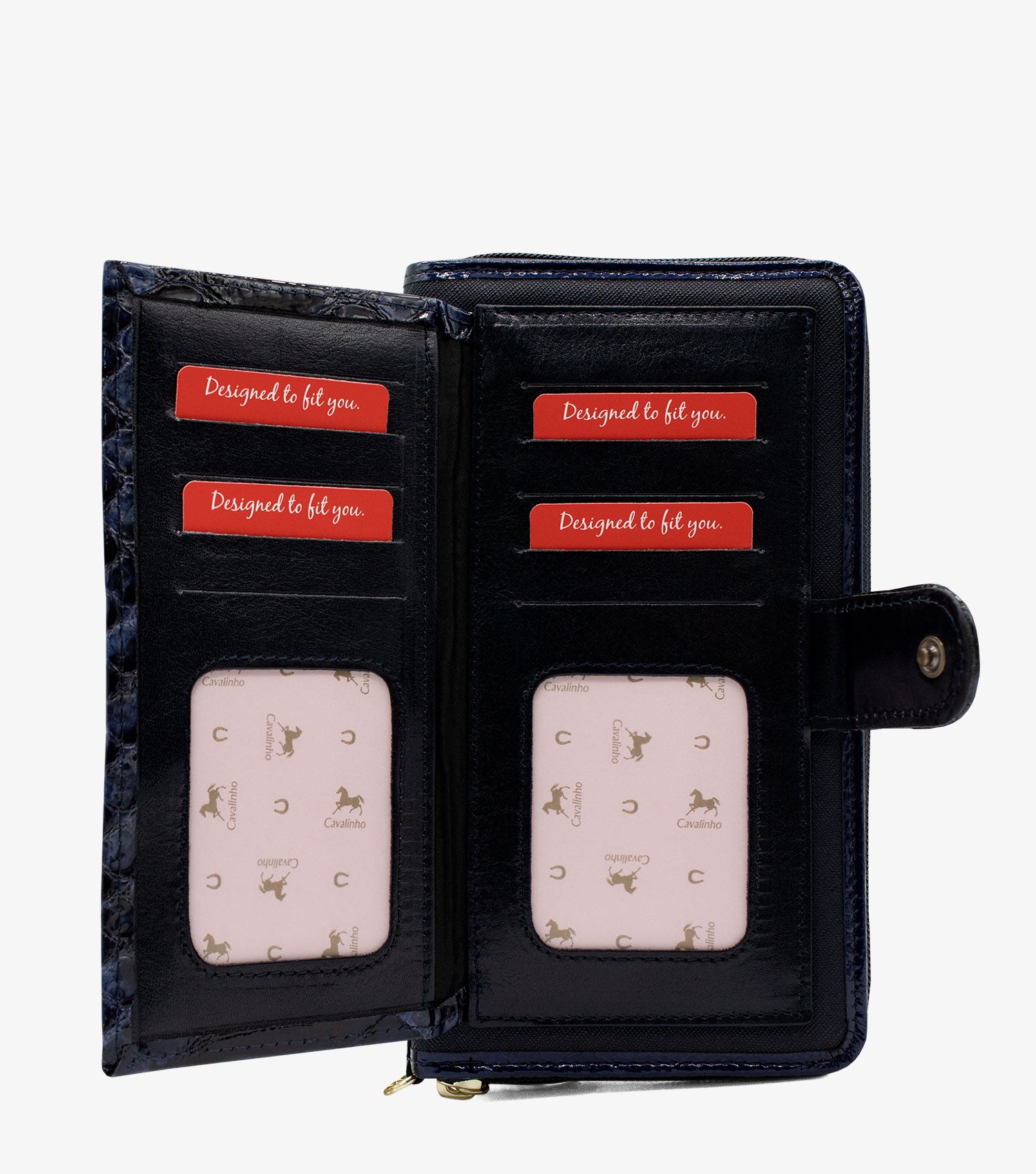 Cavalinho Grace Wristlet Wallet SKU 28250213.03 #color_Navy / White