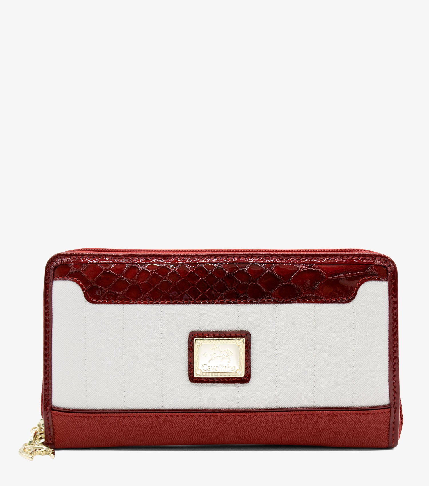 Cavalinho Grace Wristlet Wallet SKU 28250213.04 #color_DarkRed / White