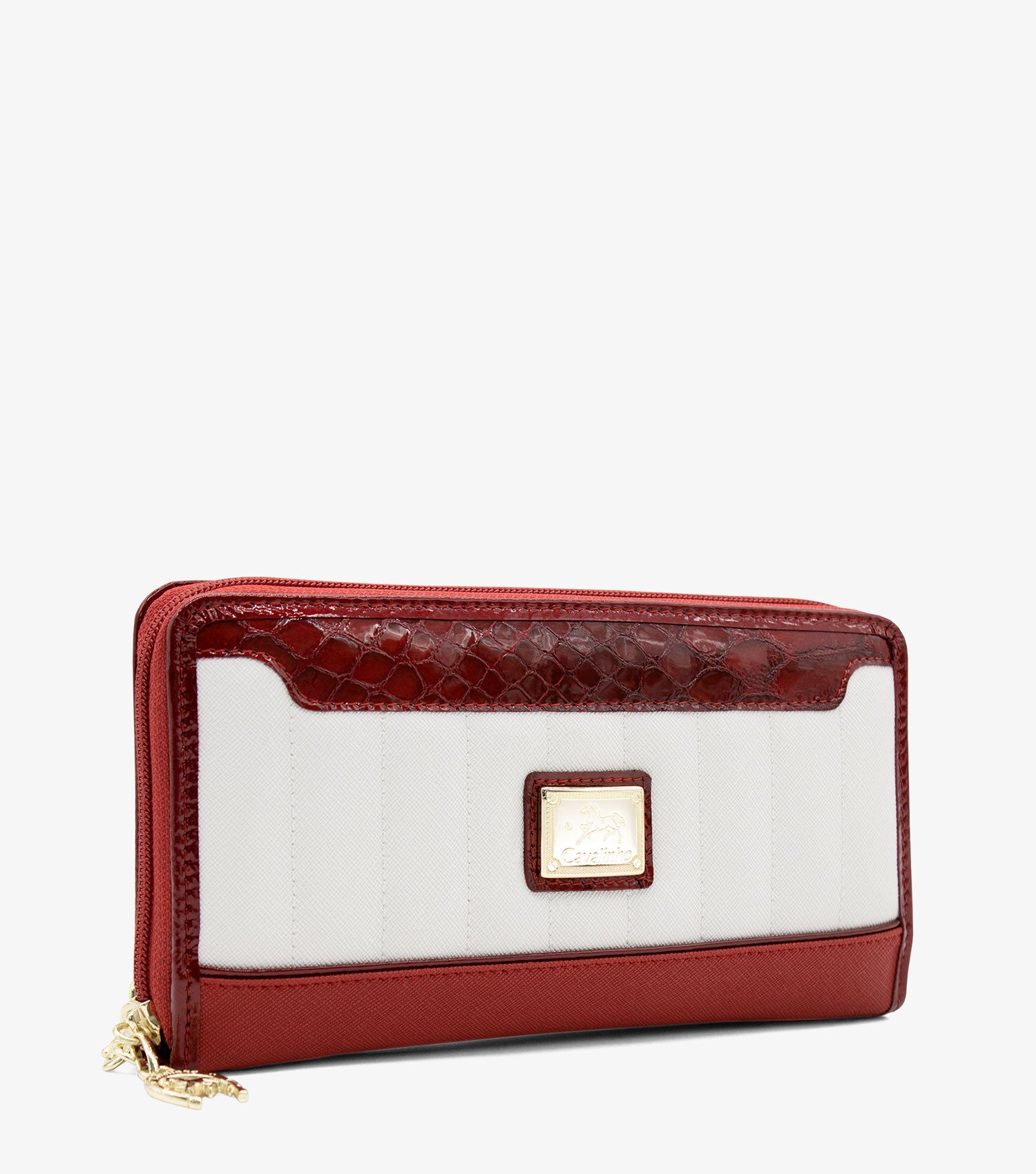 Cavalinho Grace Wristlet Wallet SKU 28250213.04 #color_DarkRed / White