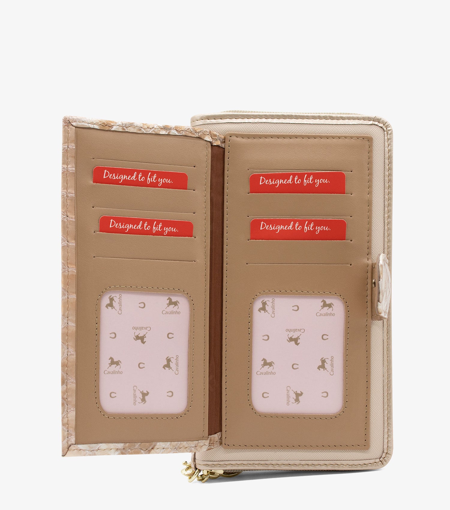 Cavalinho Grace Wristlet Wallet SKU 28250213.05 #color_Beige / White
