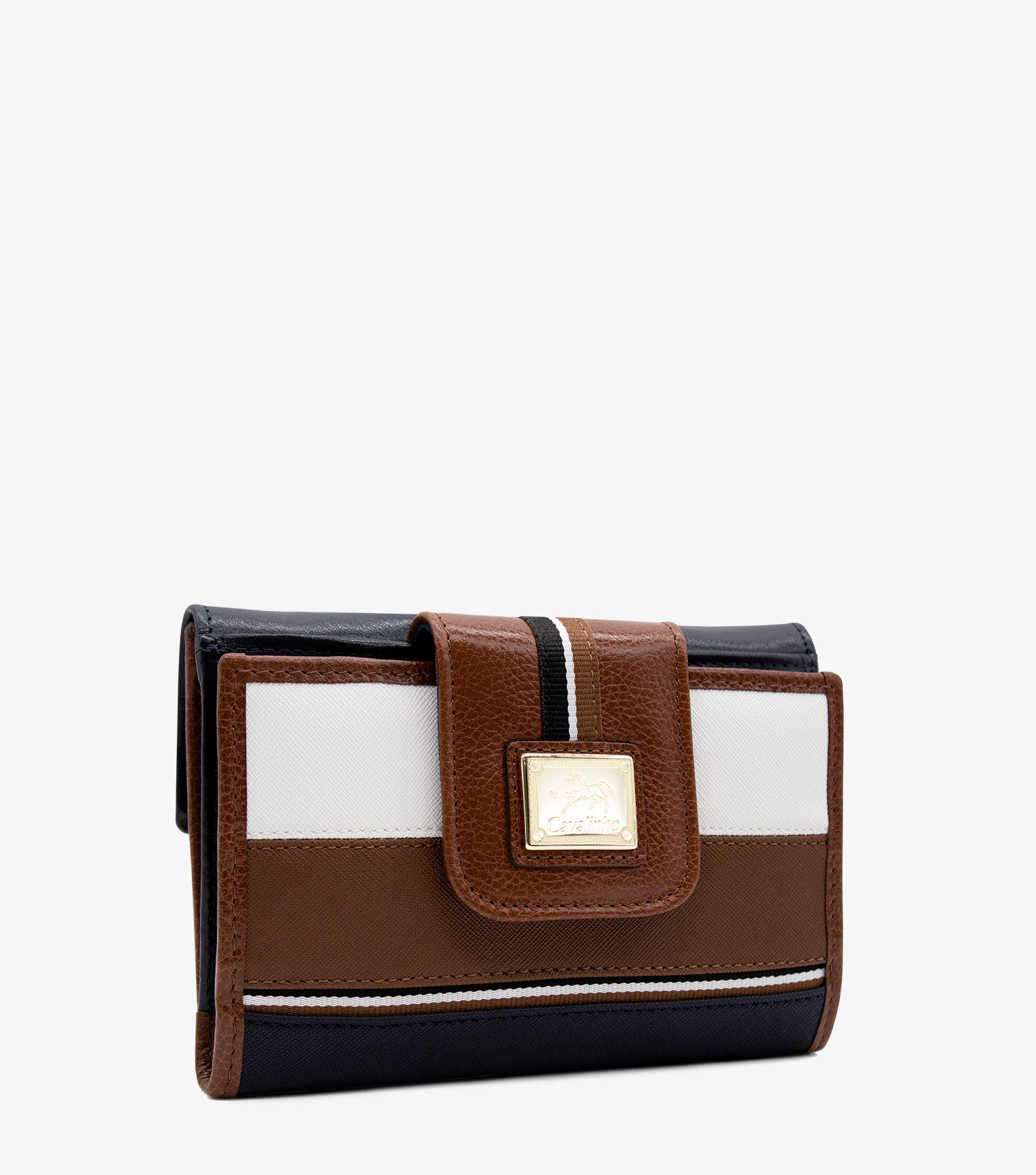 Cavalinho Unique Wallet for Women SKU 28260202.34 #color_Black / SaddleBrown / White