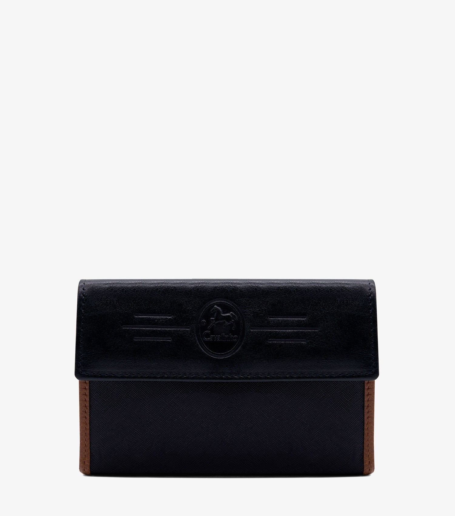 Cavalinho Unique Wallet for Women SKU 28260202.34 #color_Black / SaddleBrown / White