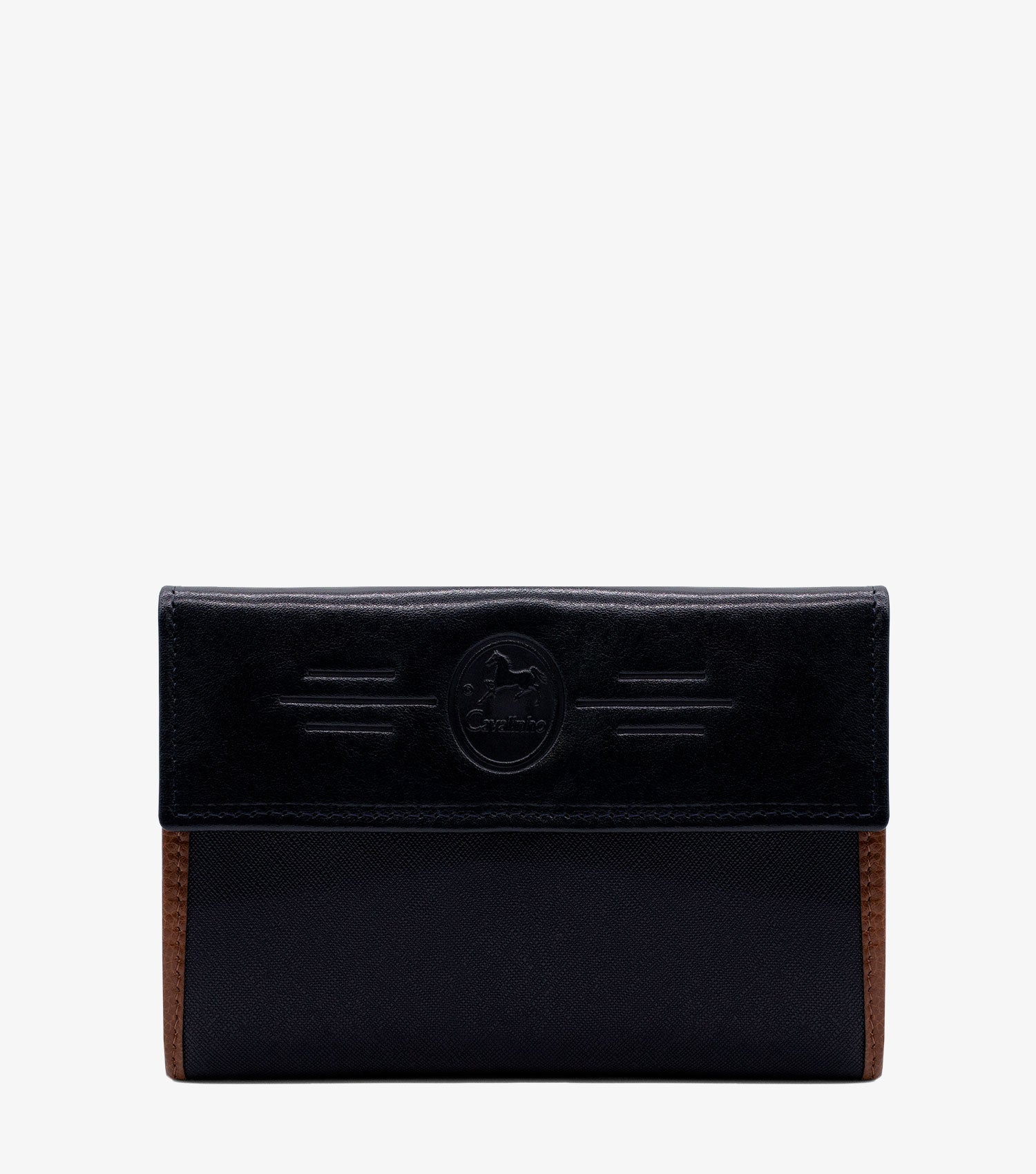 Cavalinho Unique Wallet for Women SKU 28260205.34  #color_Black / SaddleBrown / White