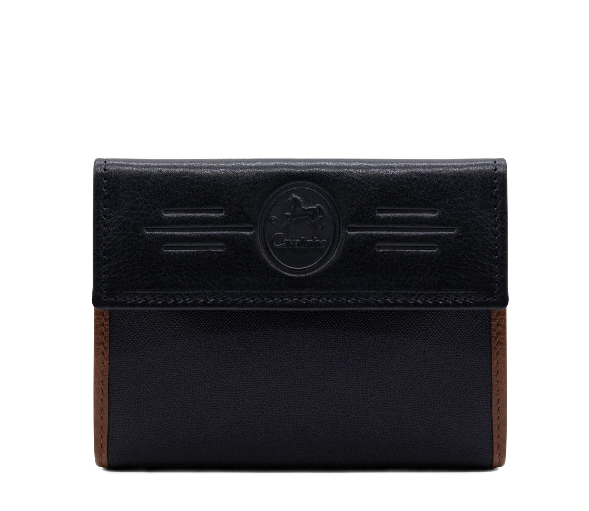 Cavalinho Unique Wallet - Black / SaddleBrown / White - 28260215.34_3