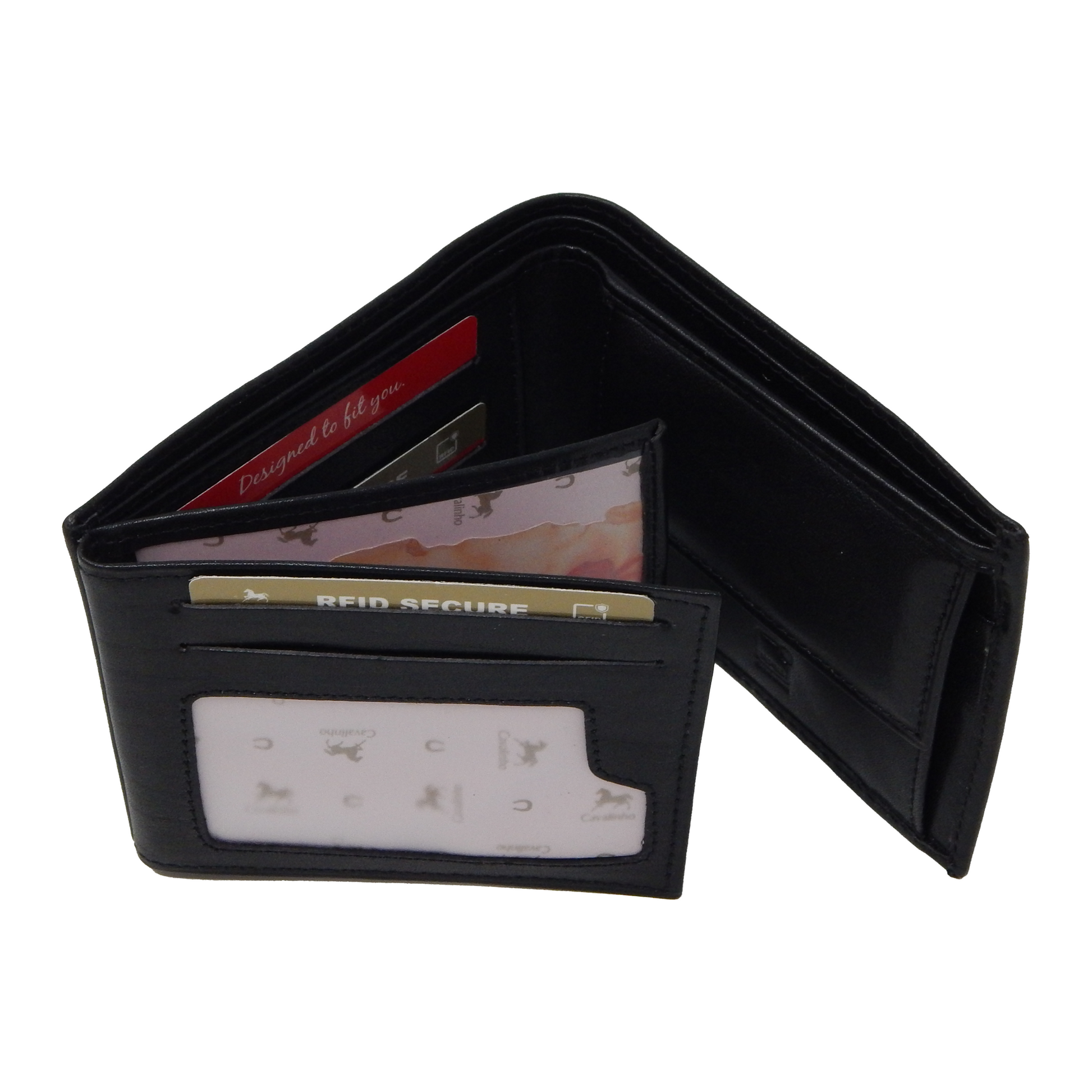 Cavalinho Men's Trifold Leather Wallet - Black - 28610505.01.99_6