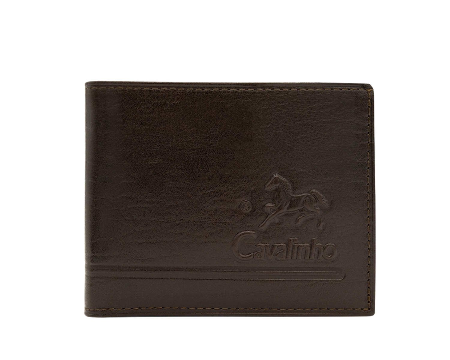 Cavalinho Men's Trifold Leather Wallet - Brown - 28610505.02_P01