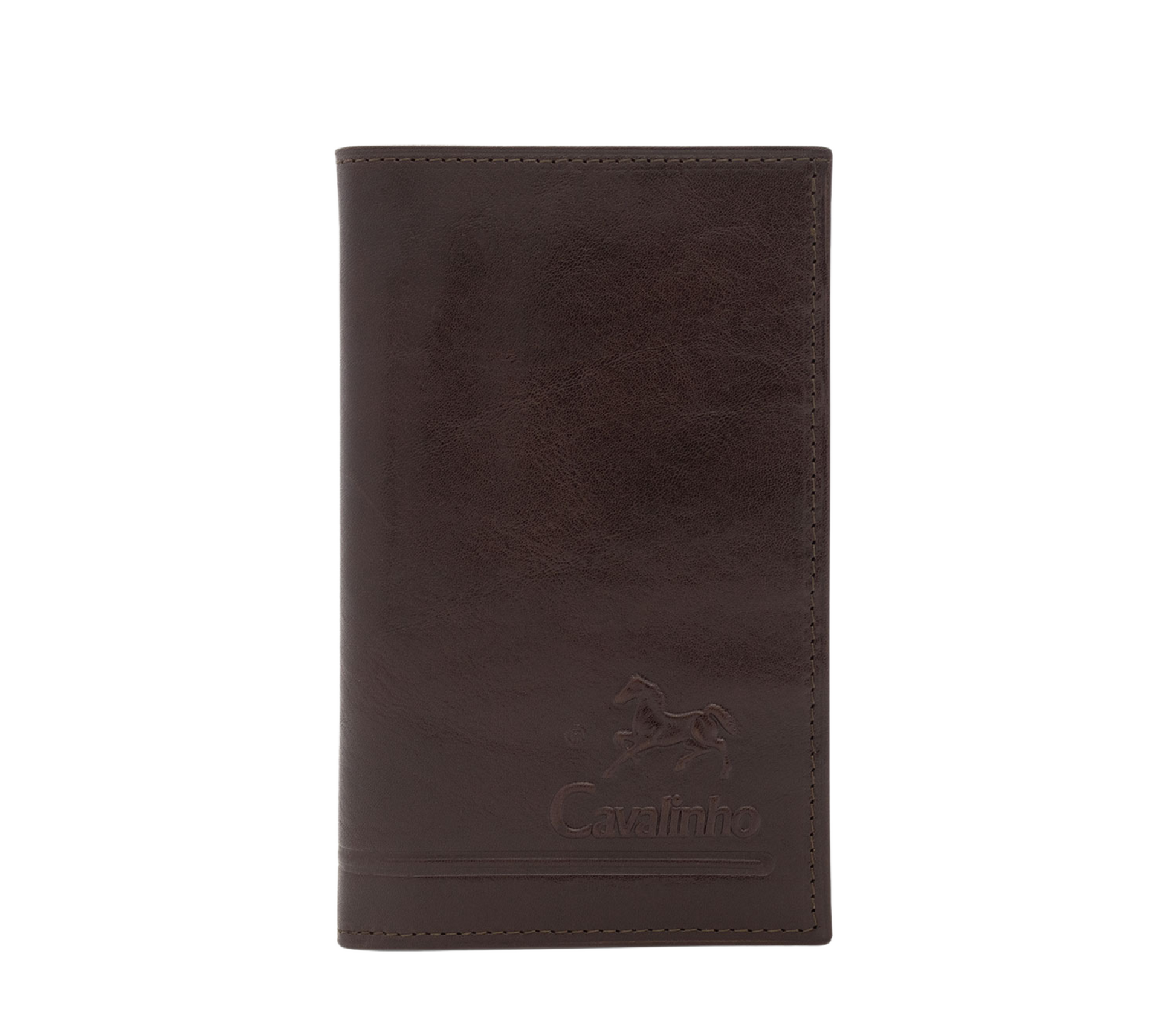 Cavalinho Men's Large Bifold Leather Wallet - Brown - 28610510.02_P01
