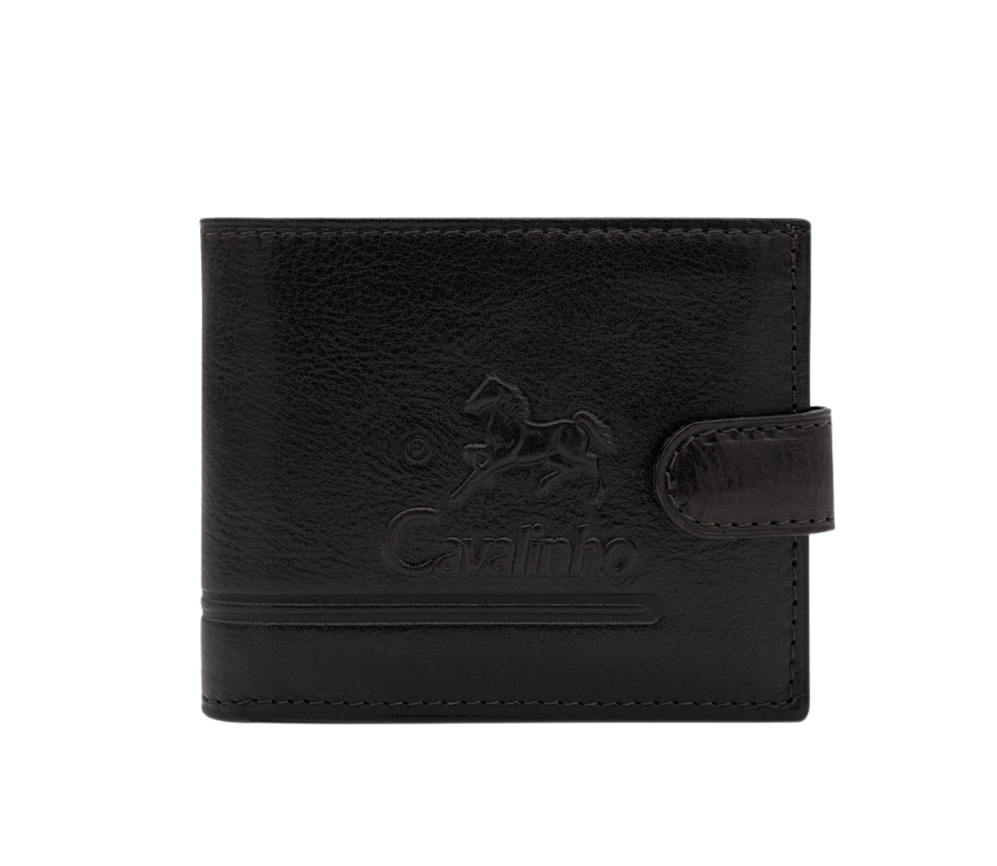Cavalinho Men's Bifold Leather Wallet - Black - 28610516.01_P01