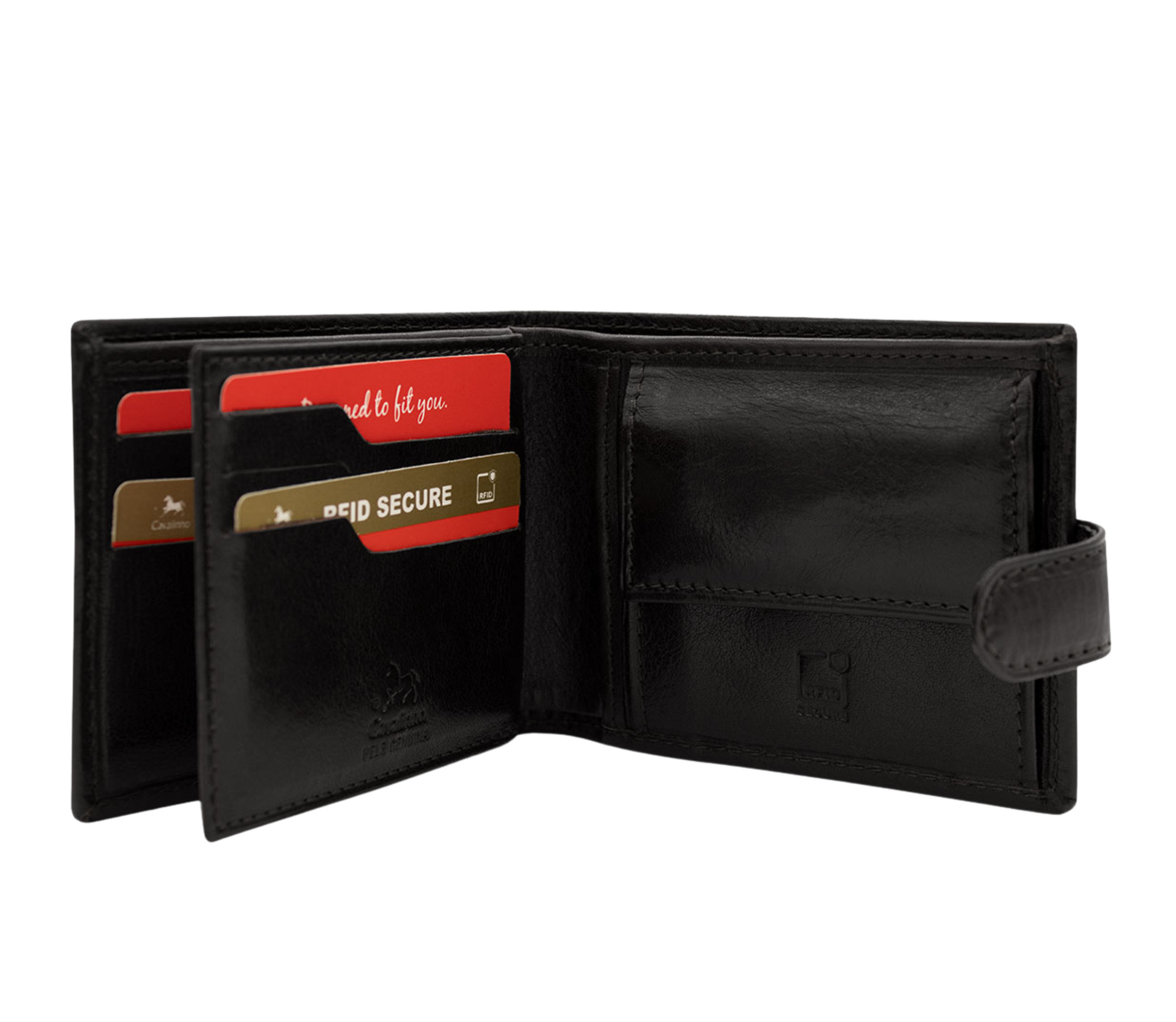 Cavalinho Men's Bifold Leather Wallet - Black - 28610516.01_P02