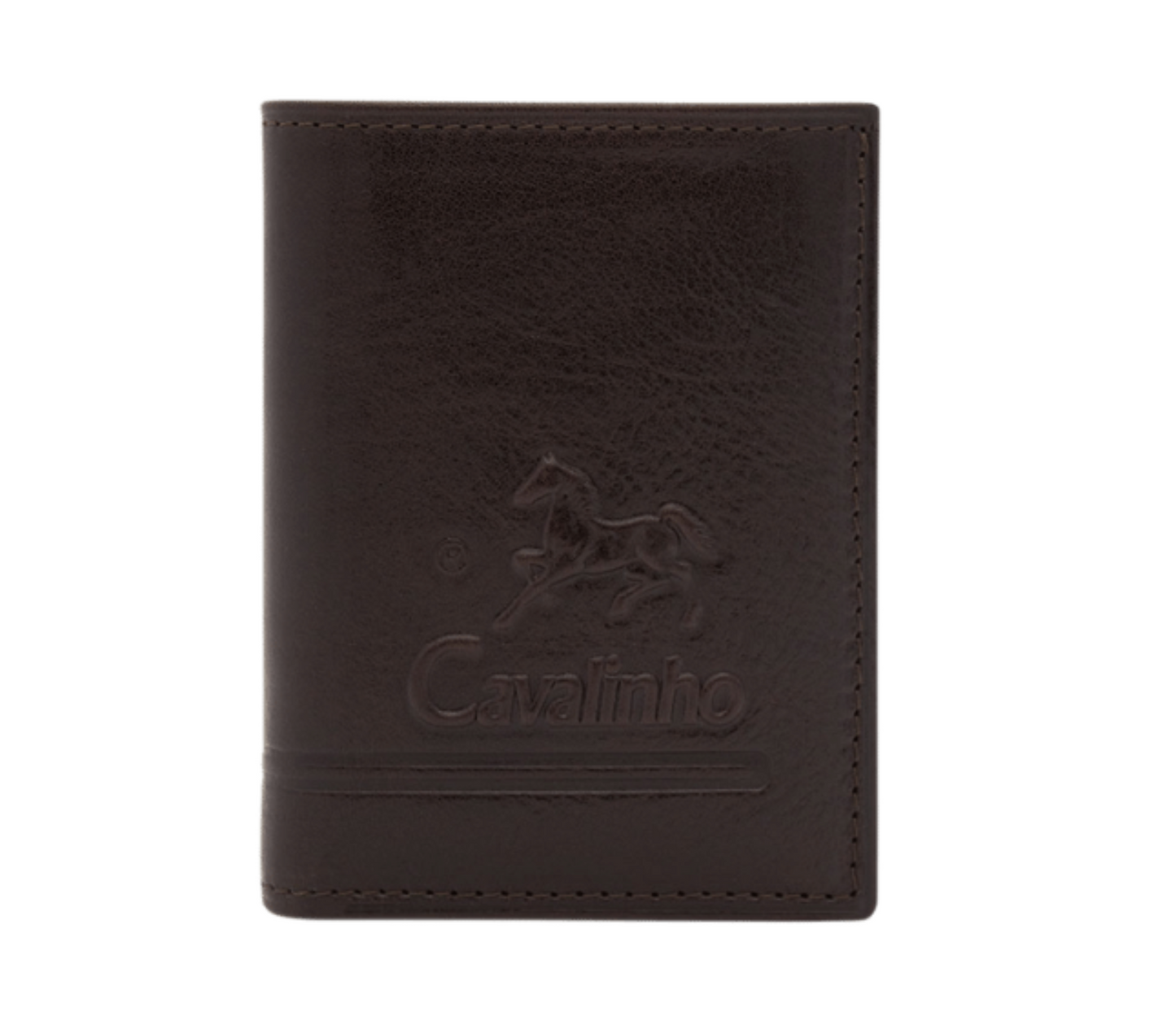 Cavalinho Men's Trifold Leather Wallet - Brown - 28610522.02_P01