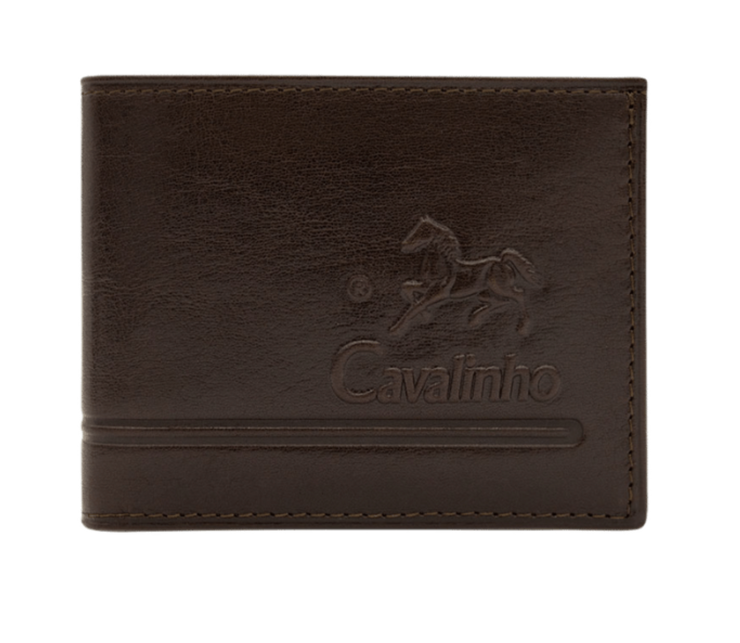 Cavalinho Men's Trifold Leather Wallet - Brown - 28610523.02_P01