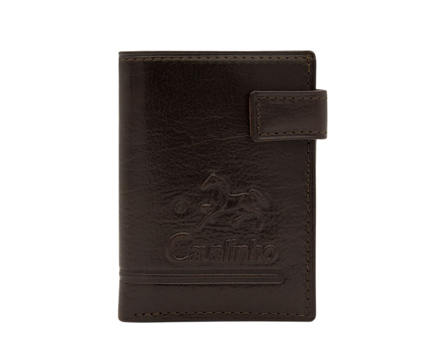 Cavalinho Men's Bifold Slim Leather Wallet - Brown - 28610526.02_P01