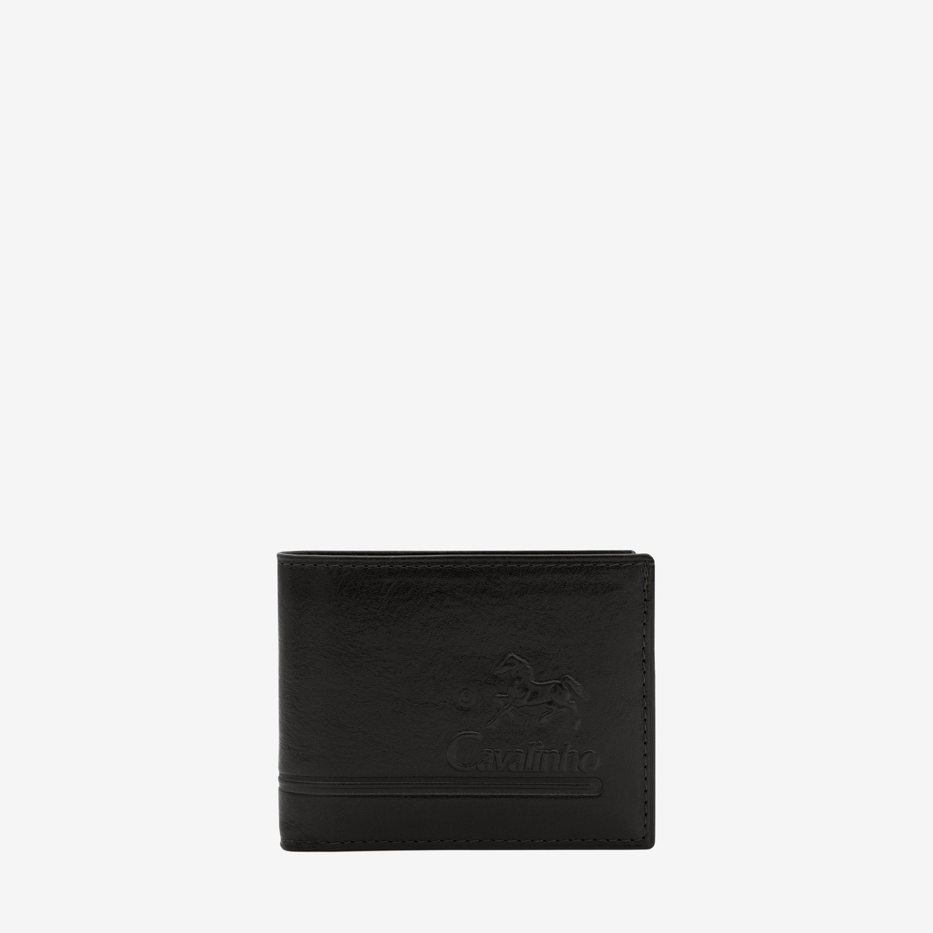 Cavalinho Men's 2 in 1 Bifold Leather Wallet SKU 28160528.01 #color_Black