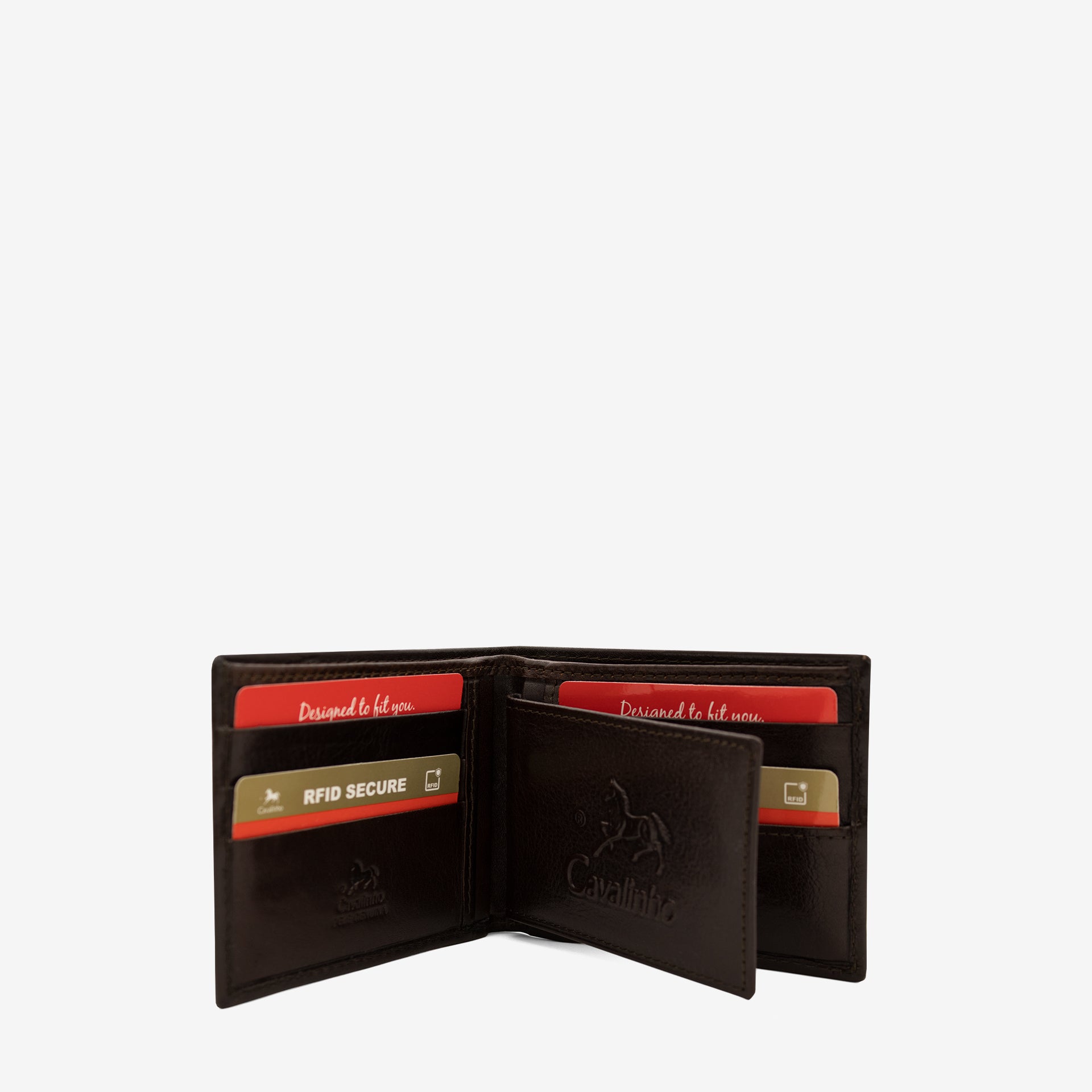 Cavalinho Men's 2 in 1 Bifold Leather Wallet SKU 28160528.02 #color_Brown