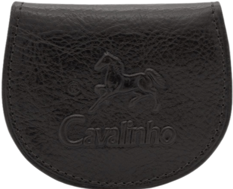 Cavalinho Men's Leather Round Change Purse - Black - 28610532.01_P01