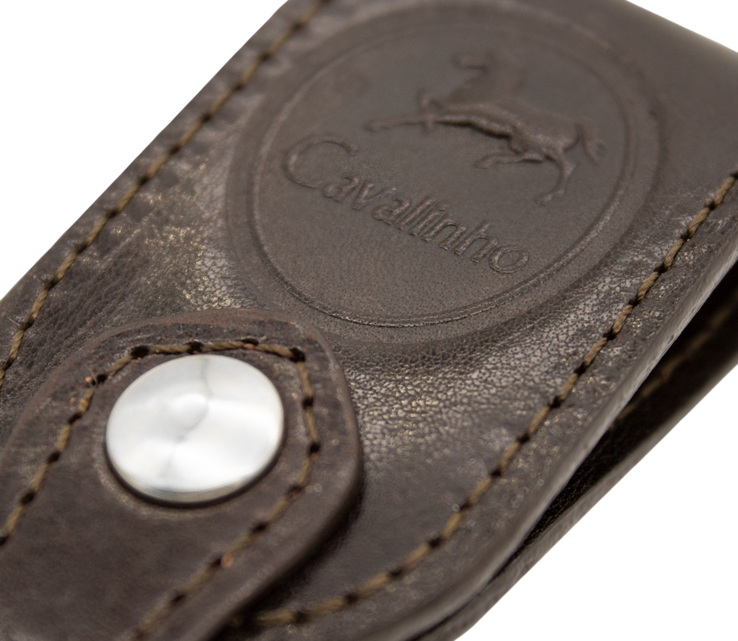 Cavalinho Leather Keychain - Brown - 28610537.02_P02