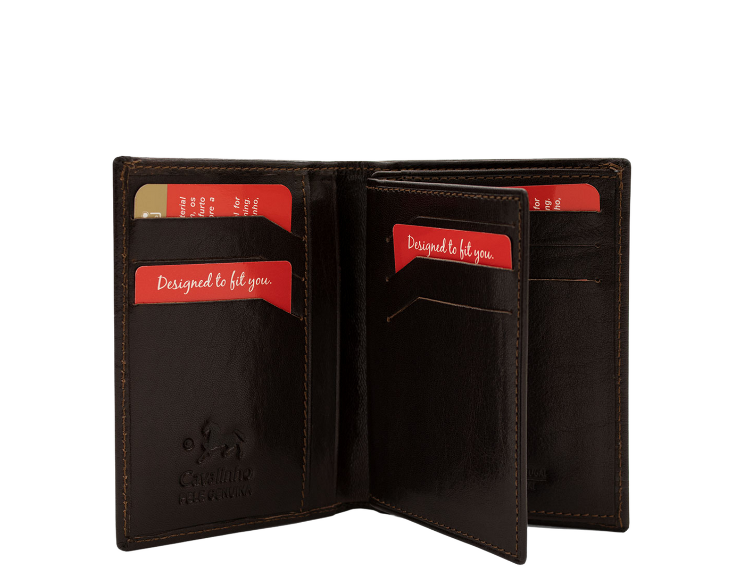 Cavalinho Men's Bifold Leather Wallet - Brown - 28610552-brown1