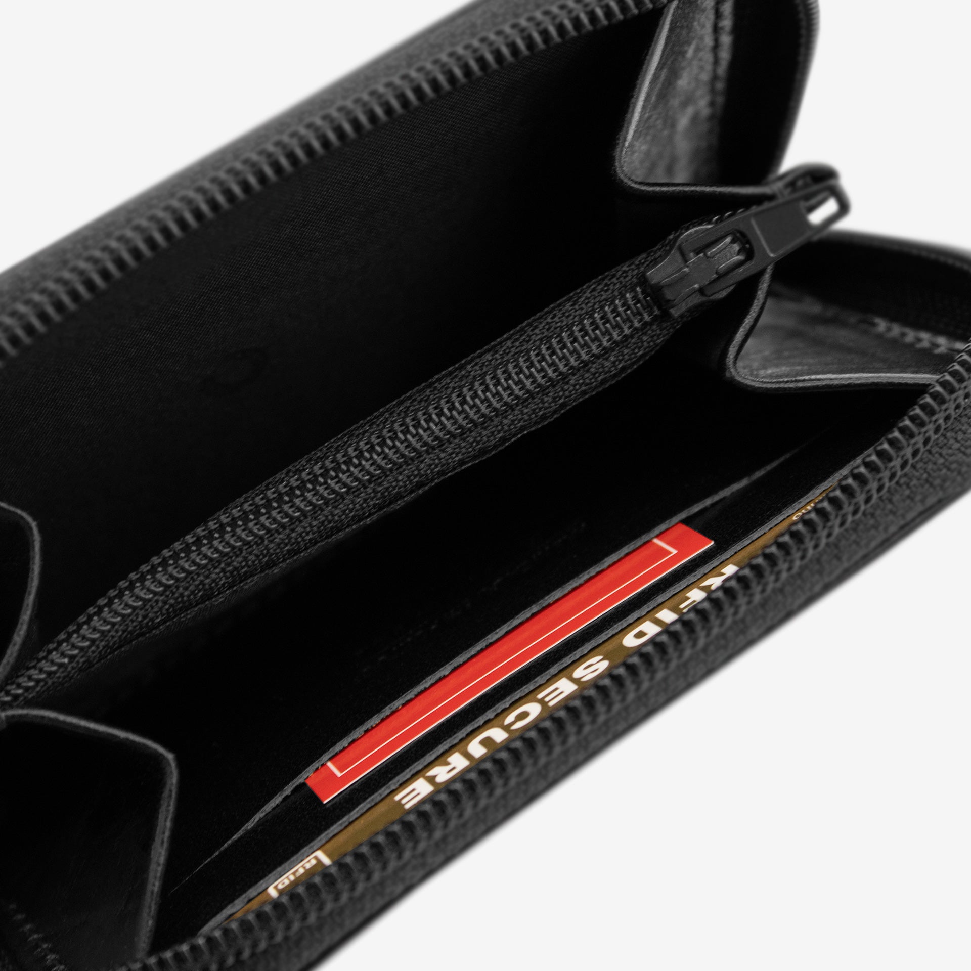 Cavalinho Black Leather Card Holder Change Purse SKU 28610565.01 #color_Black