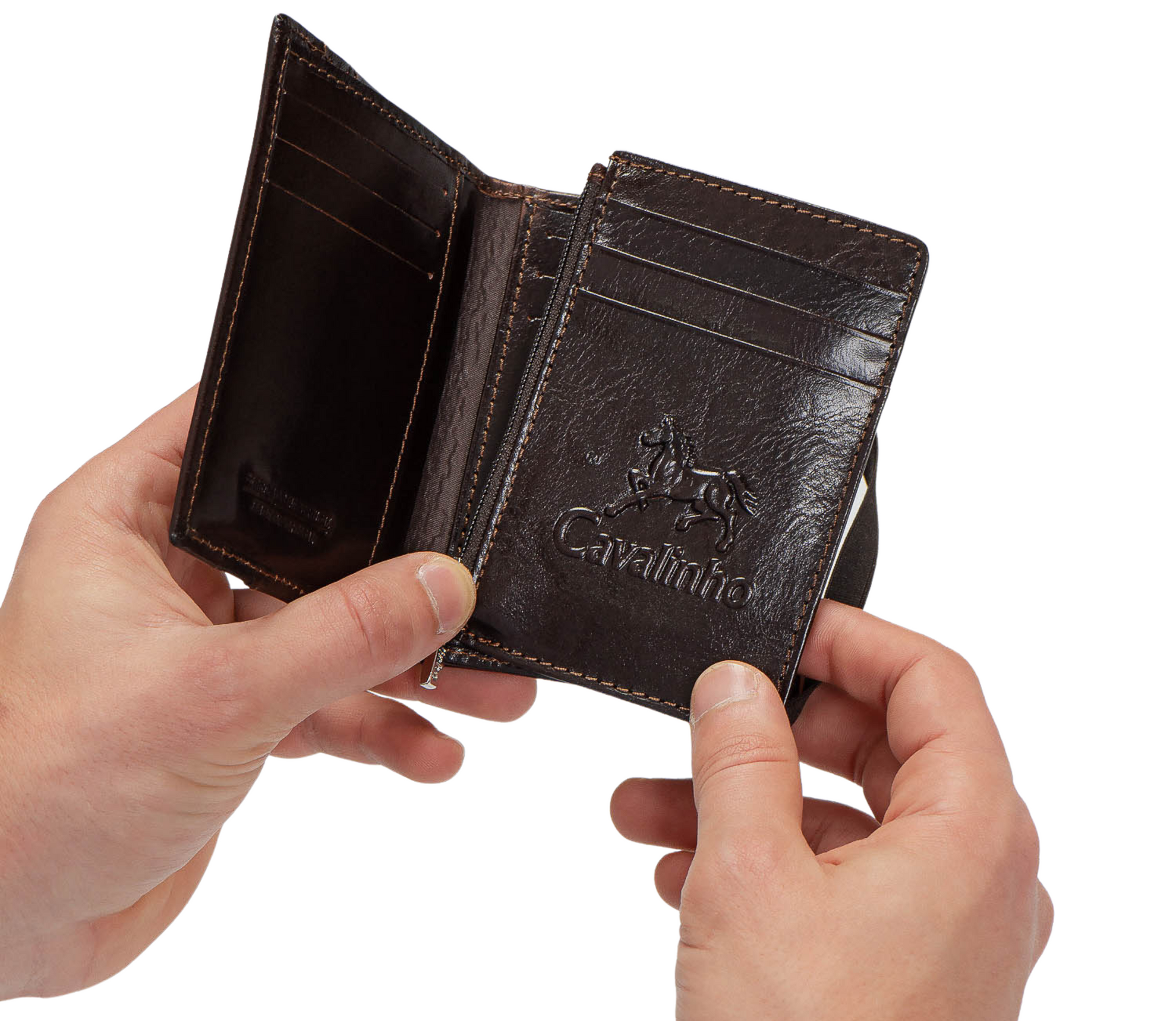 Cavalinho Card Holder Slim Wallet - Brown - 28610573.02_P03