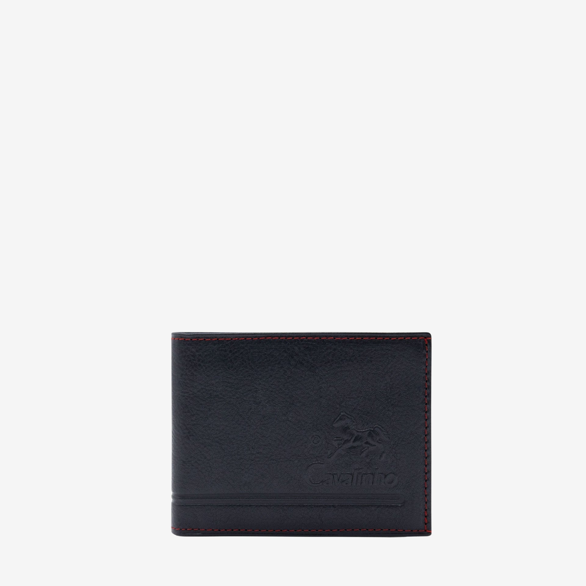 Cavalinho Men's Navy Trifold Leather Wallet SKU 28640505.03 #color_Navy