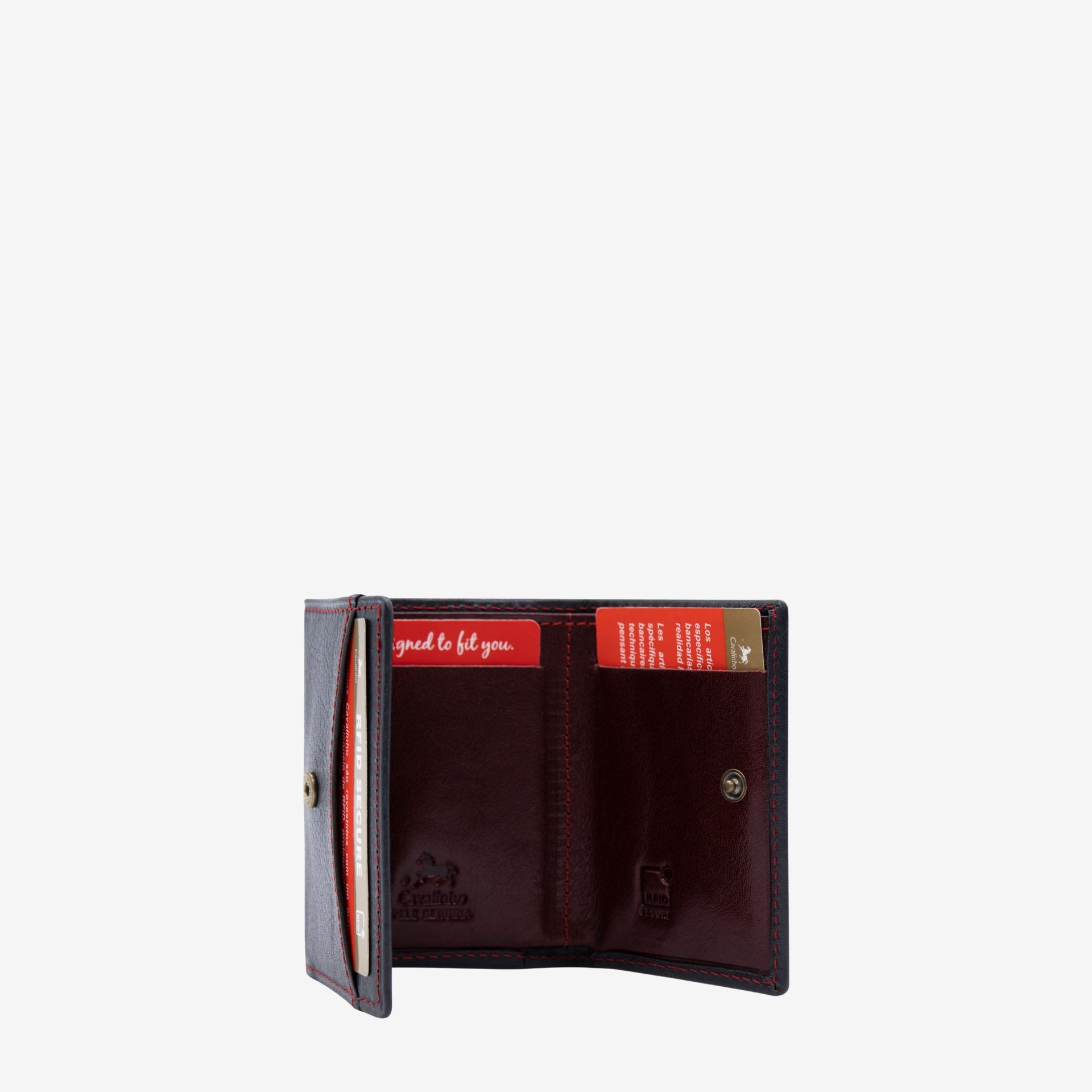 Cavalinho Men's Navy Leather Wallet SKU 28640539.03 #color_navy