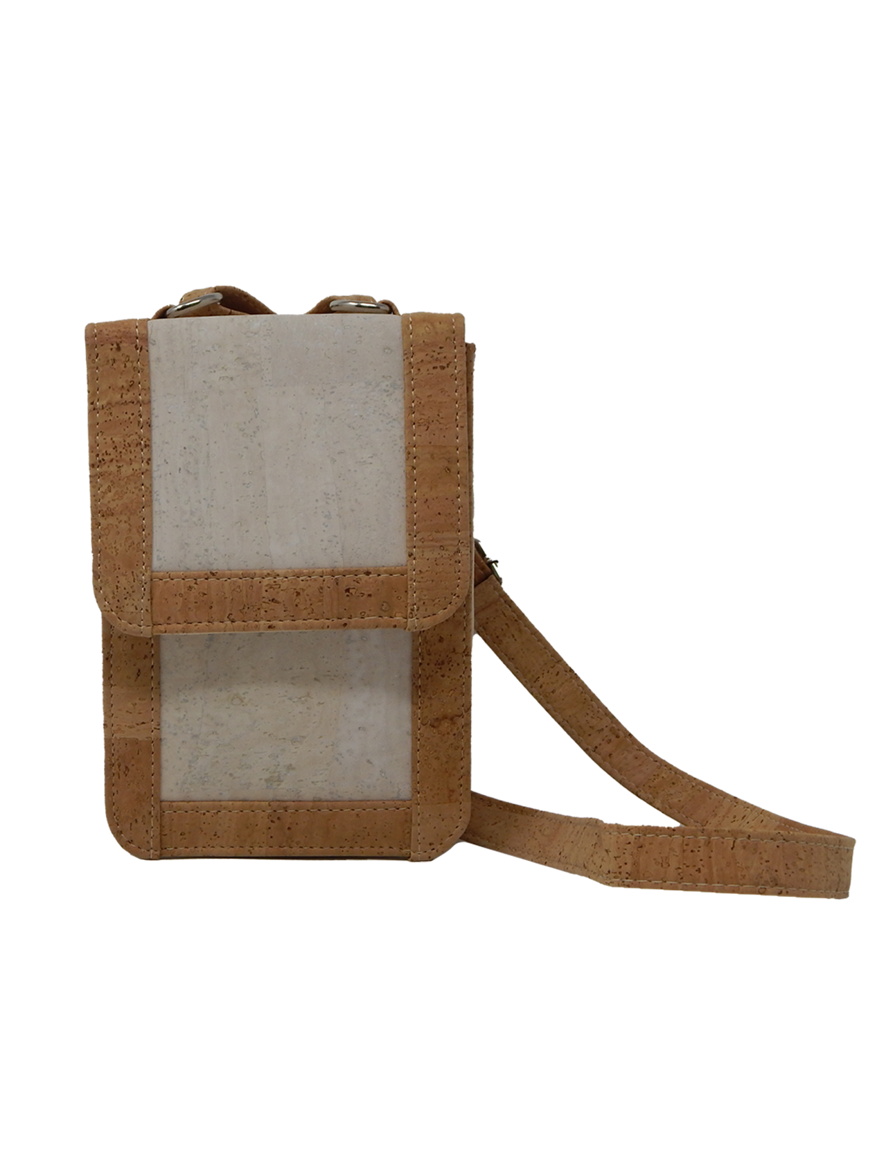 #color_ White Beige | Artelusa Cork Small Crossbody Bag - White Beige - 3071.12.01-SB32-1