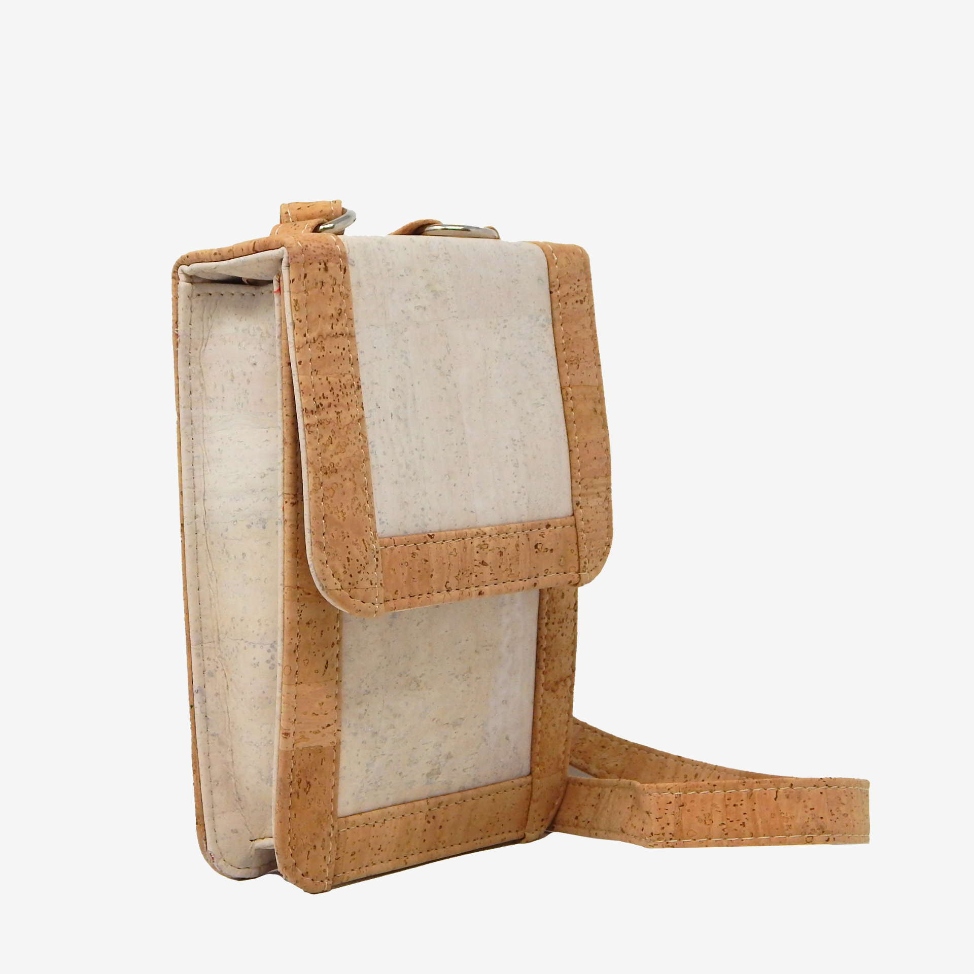 Artelusa Cork Small Crossbody Bag - White Beige - 3071.12.01-SB32-2 #color_White / Beige