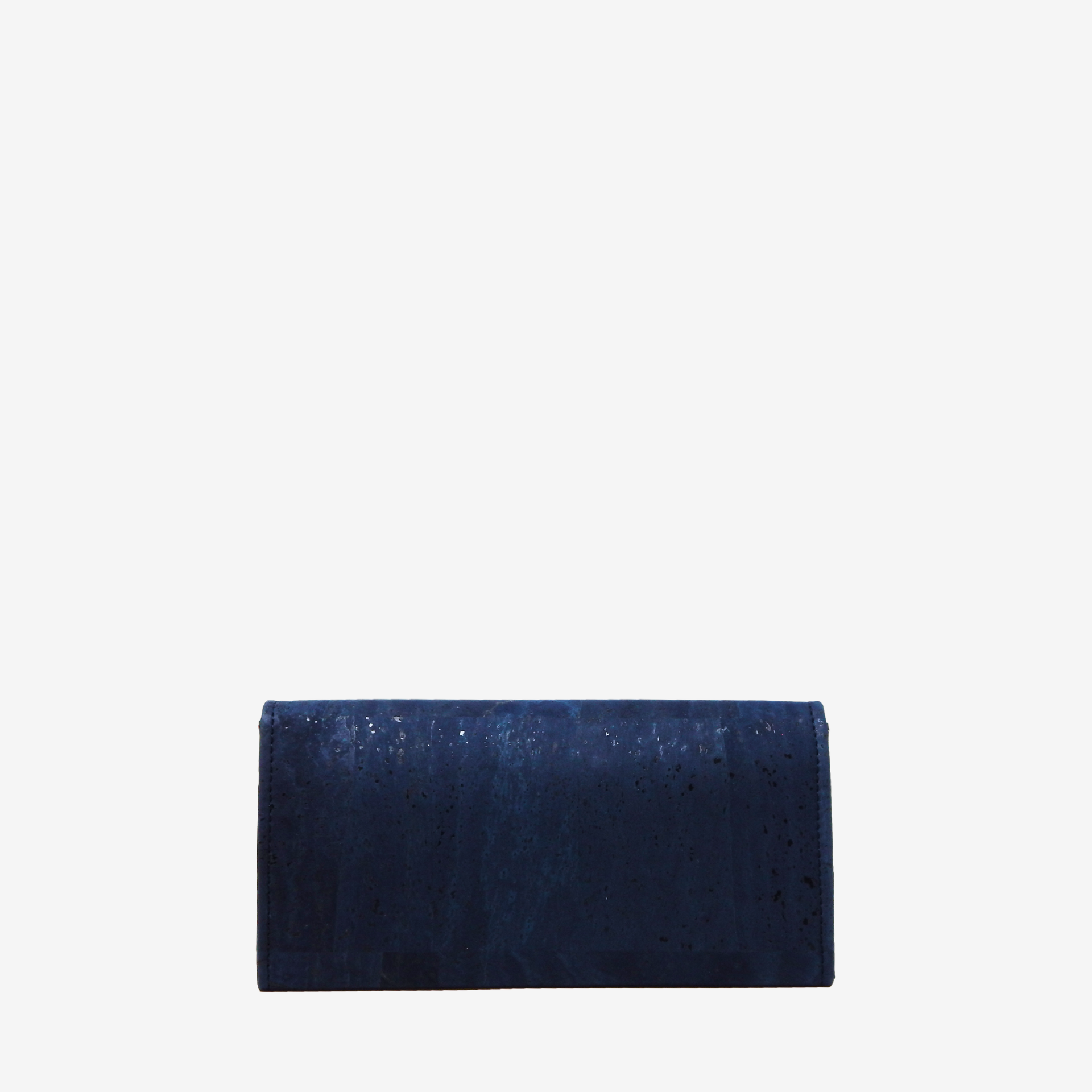 Artelusa Cork Clutch with Removable Strap  #color_Navy