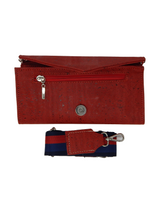 #color_ Red | Artelusa Cork Clutch with Removable Strap - Red - 3072.48-SB32-4