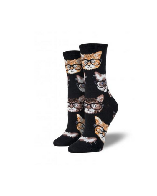 Socksmith Kittenster Socks - Black-Brown - 30_cec777f5-d29c-41b5-8485-19222d627ca5